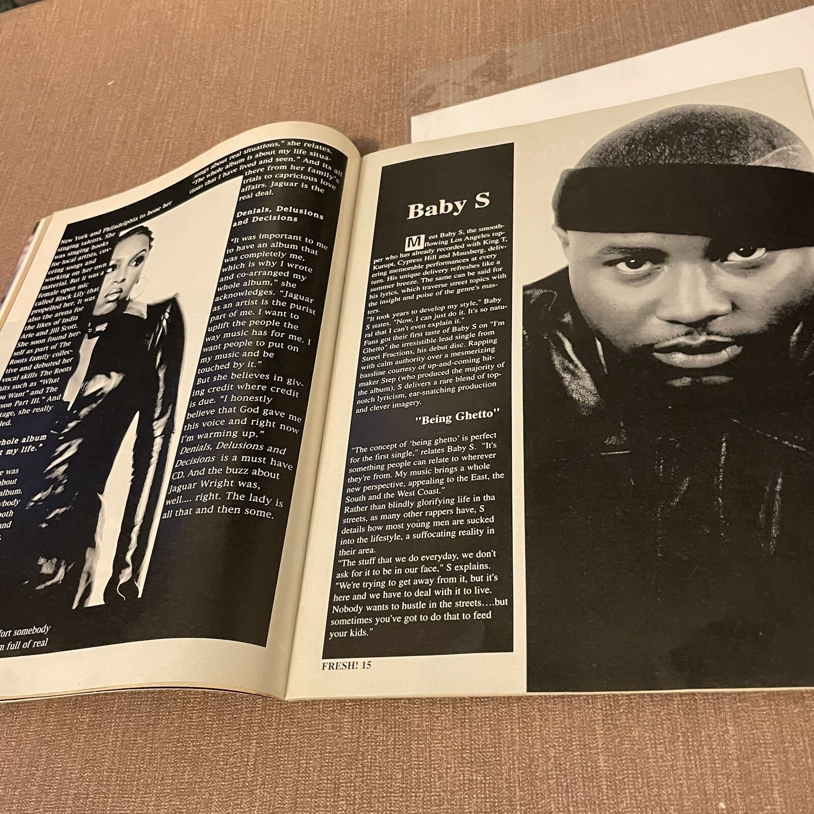 Vintage Y2K FRESH Magazine Jan 2002 Rap Hip Hop Posters Tupac Michael Jackson