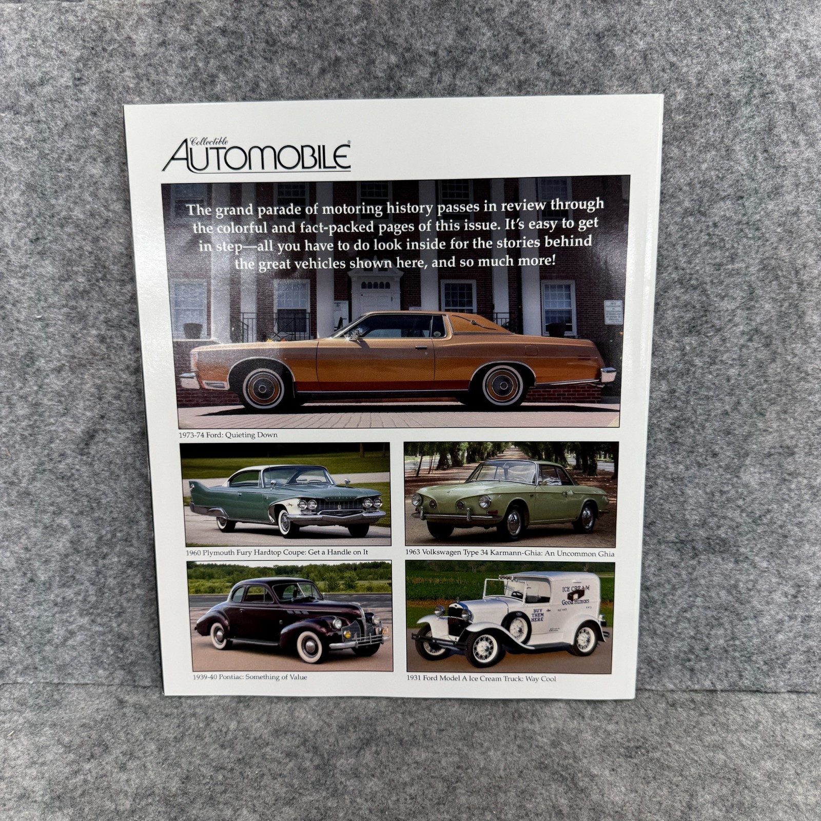 Collectible Automobile Magazine Lot of 6 Full Volume 32 Complete Year 2015-2016
