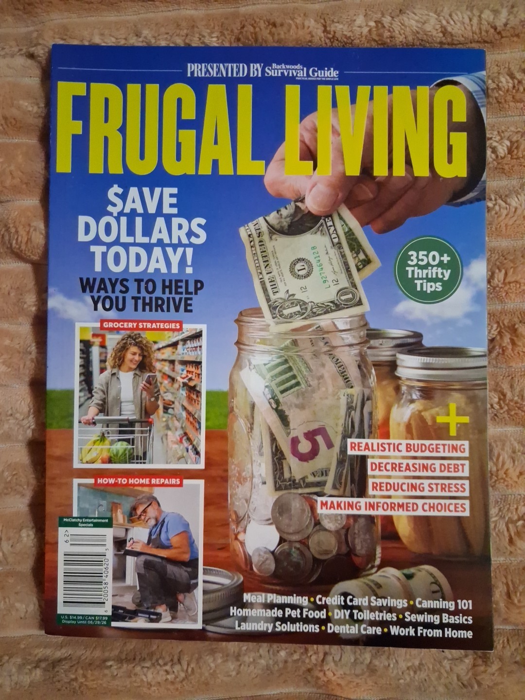Frugal Living Magazine July 2022 Budgeting DIY Credit Card Savings Illustrated