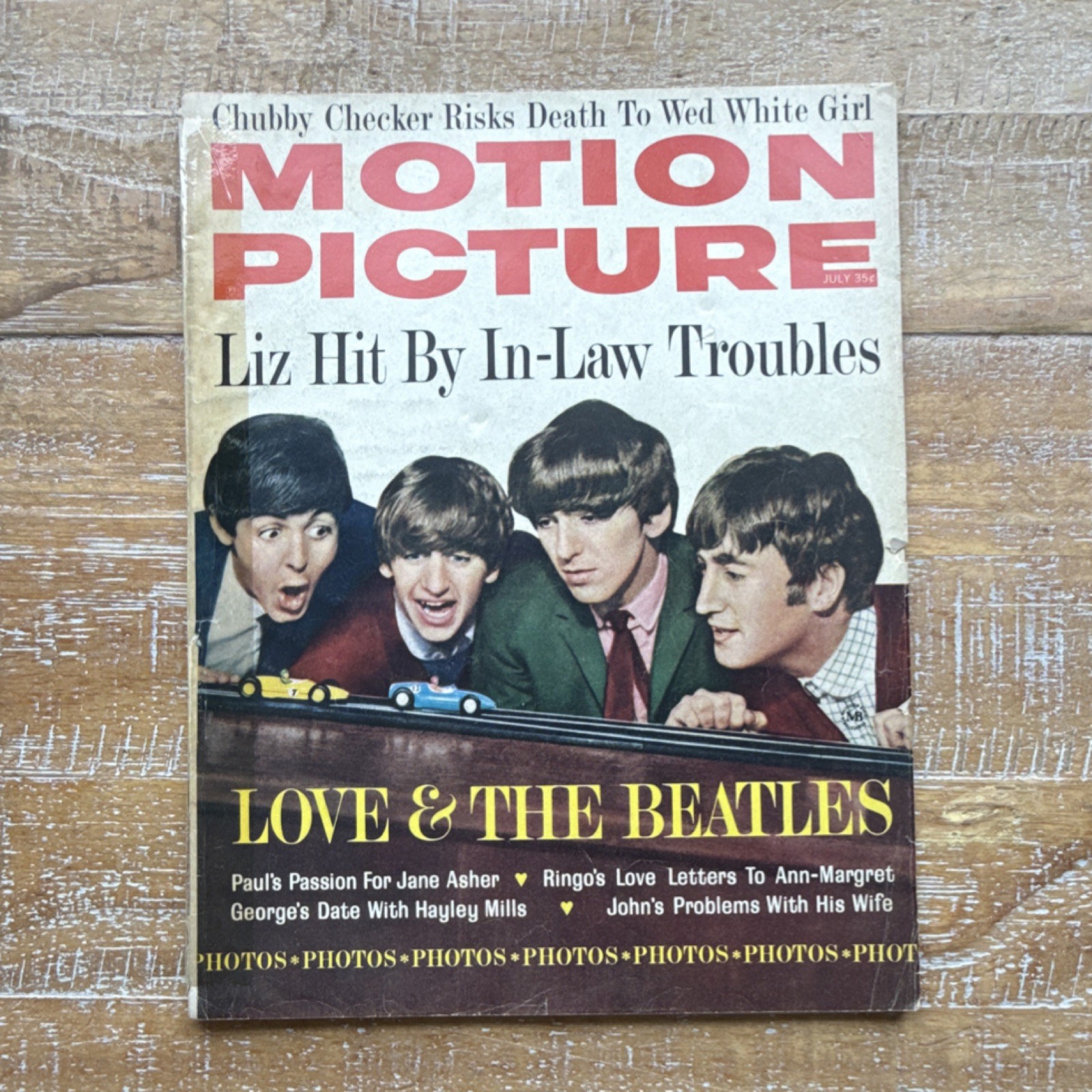 Motion Picture Magazine July 1964 The Beatles Illustrated Celebrity Movies Issue
