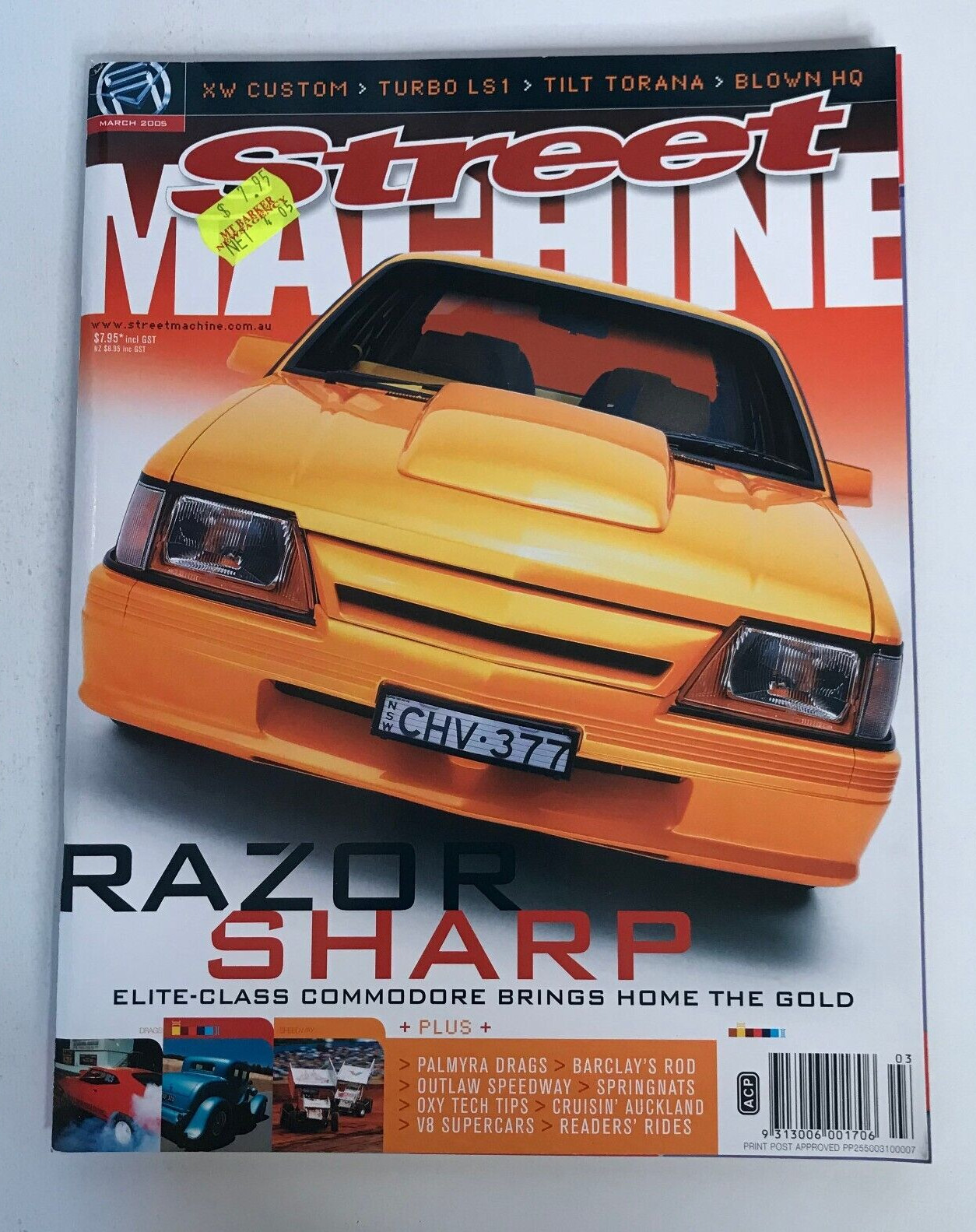 Street Machine Car Magazine March 2005 HR Holden & VK Holden Commodore Poster