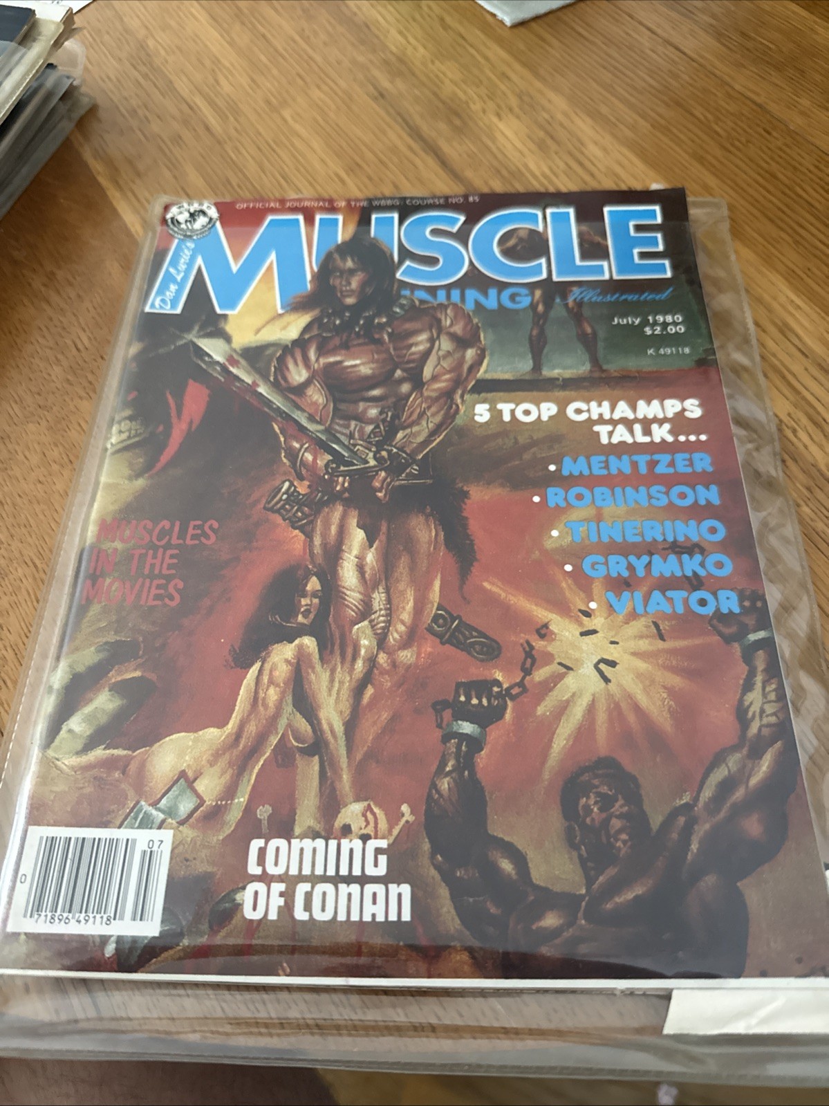 Muscle Training Illustrated July 1980 No. 85 Coming of Conan