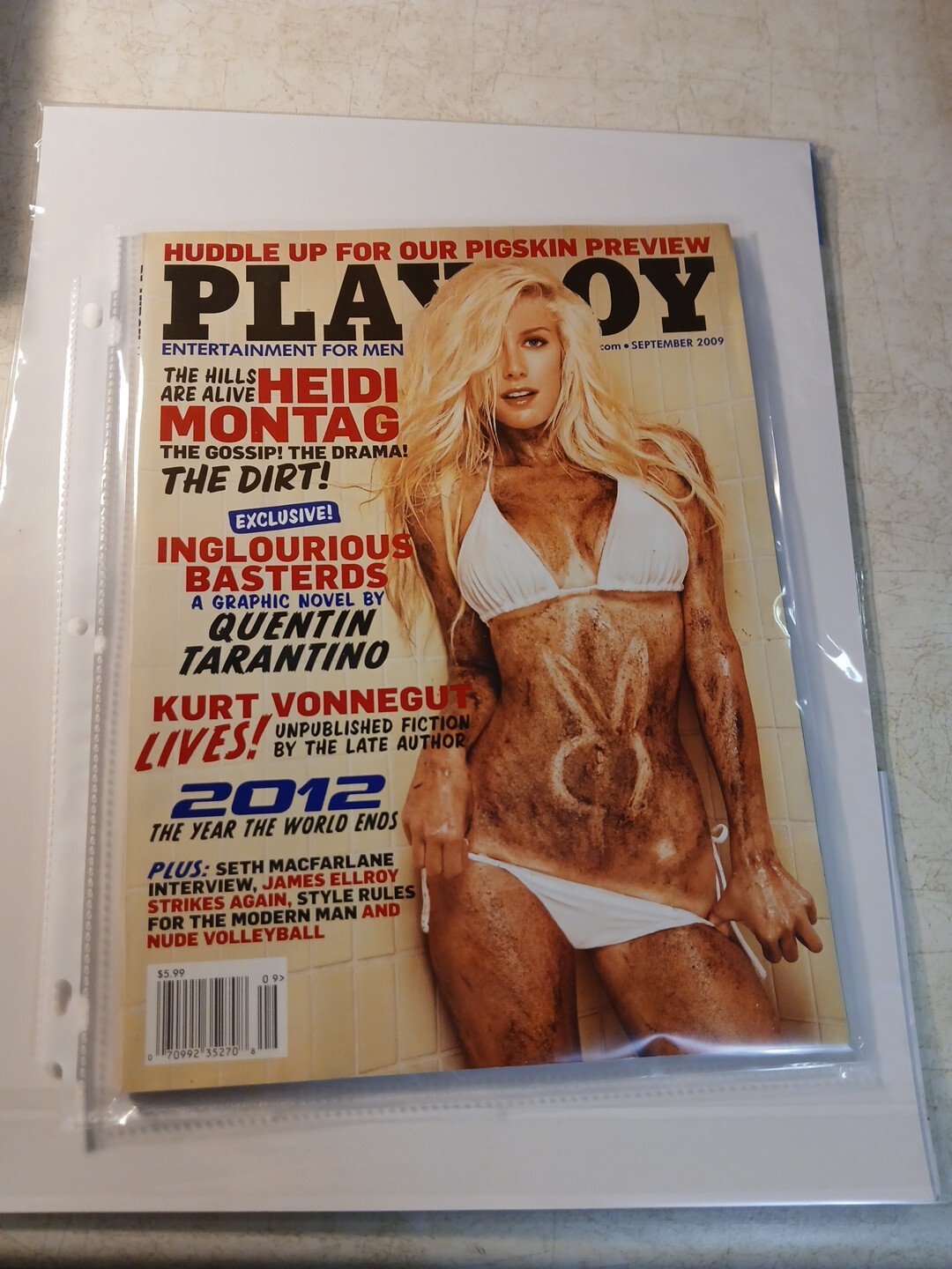 Playboy Magazine September 2009 Cover: Heidi Montag Playmate: Kimberly Phillips