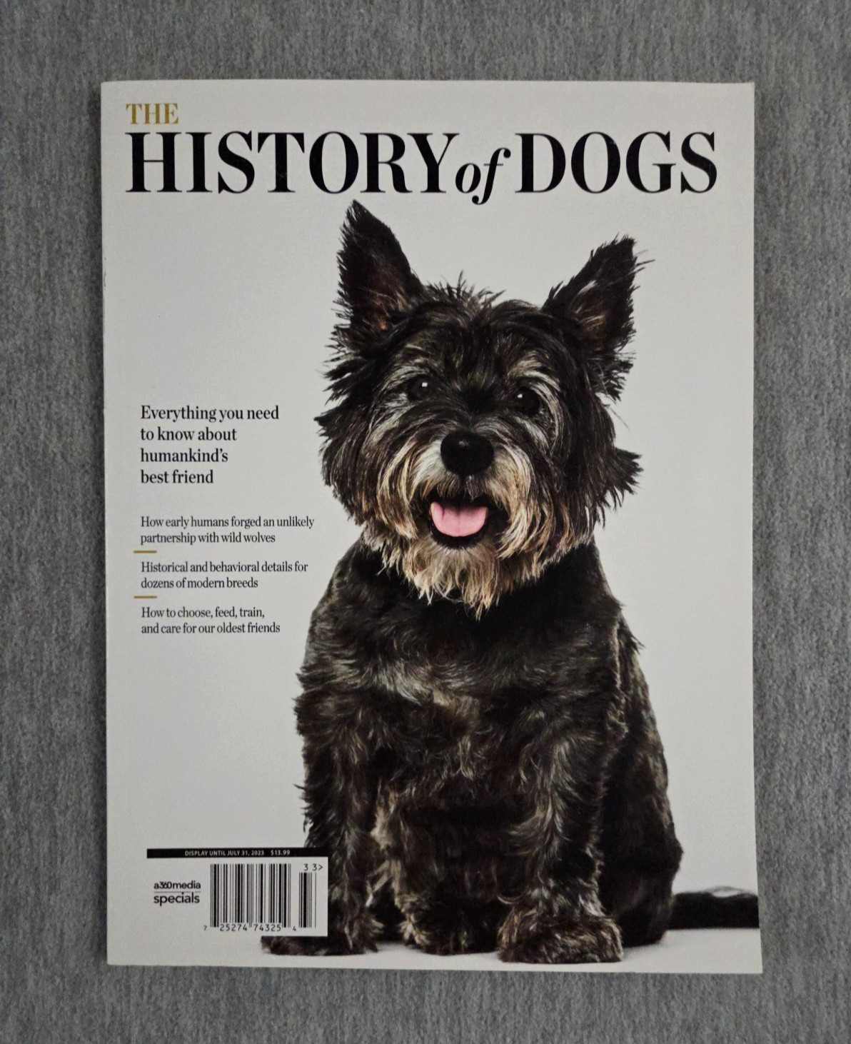 The History of Dogs Magazine Scottish Terrier cover