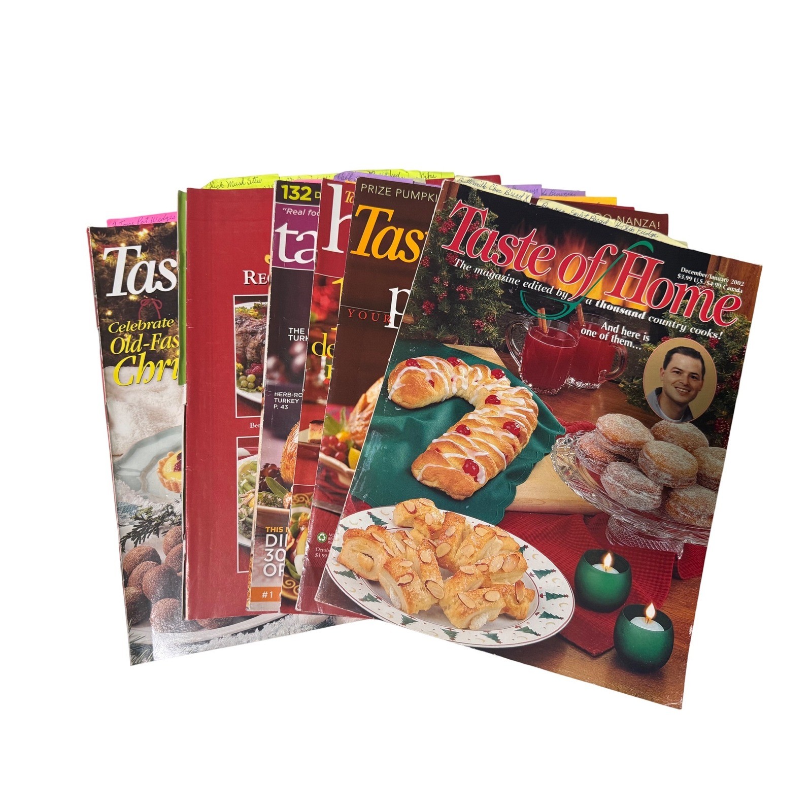 Taste of Home Magazine Lot Holiday Christmas Thanksgiving Recipes 2002-2009 5pk