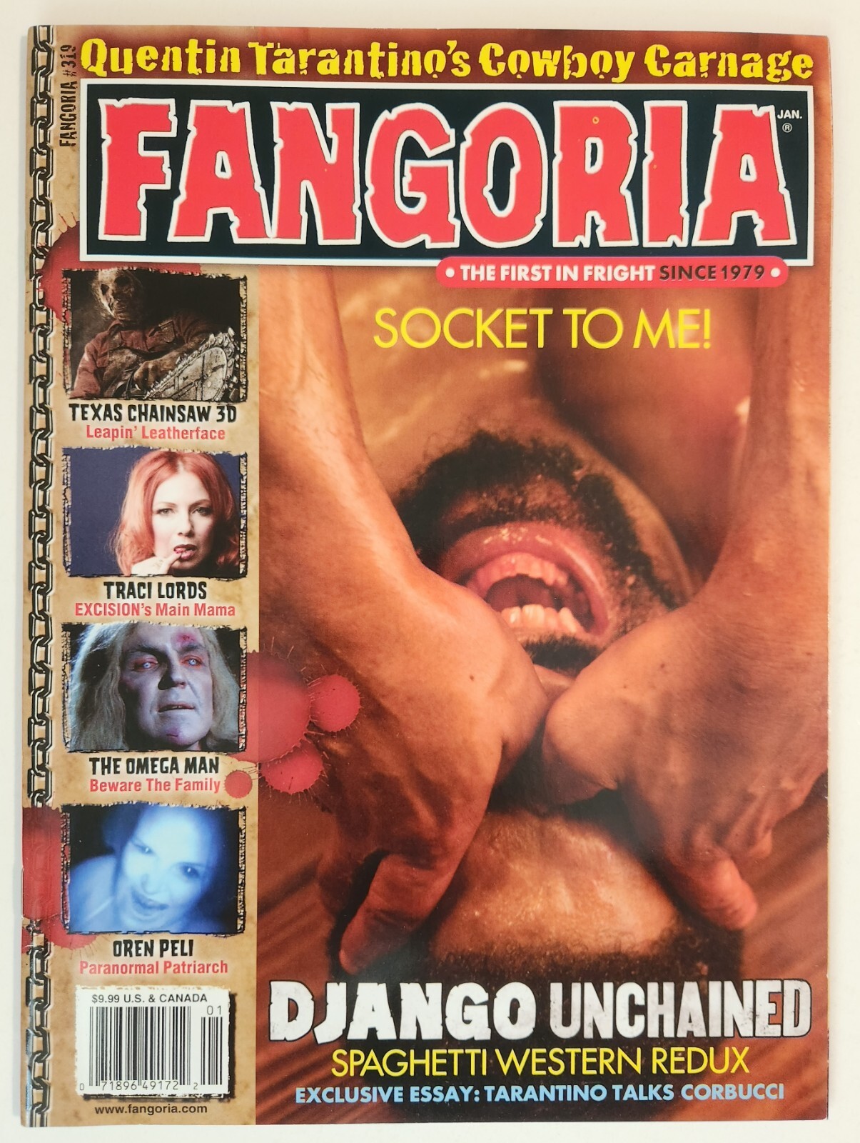 Fangoria Magazine #319 (Jan 2013) VF Django Unchained