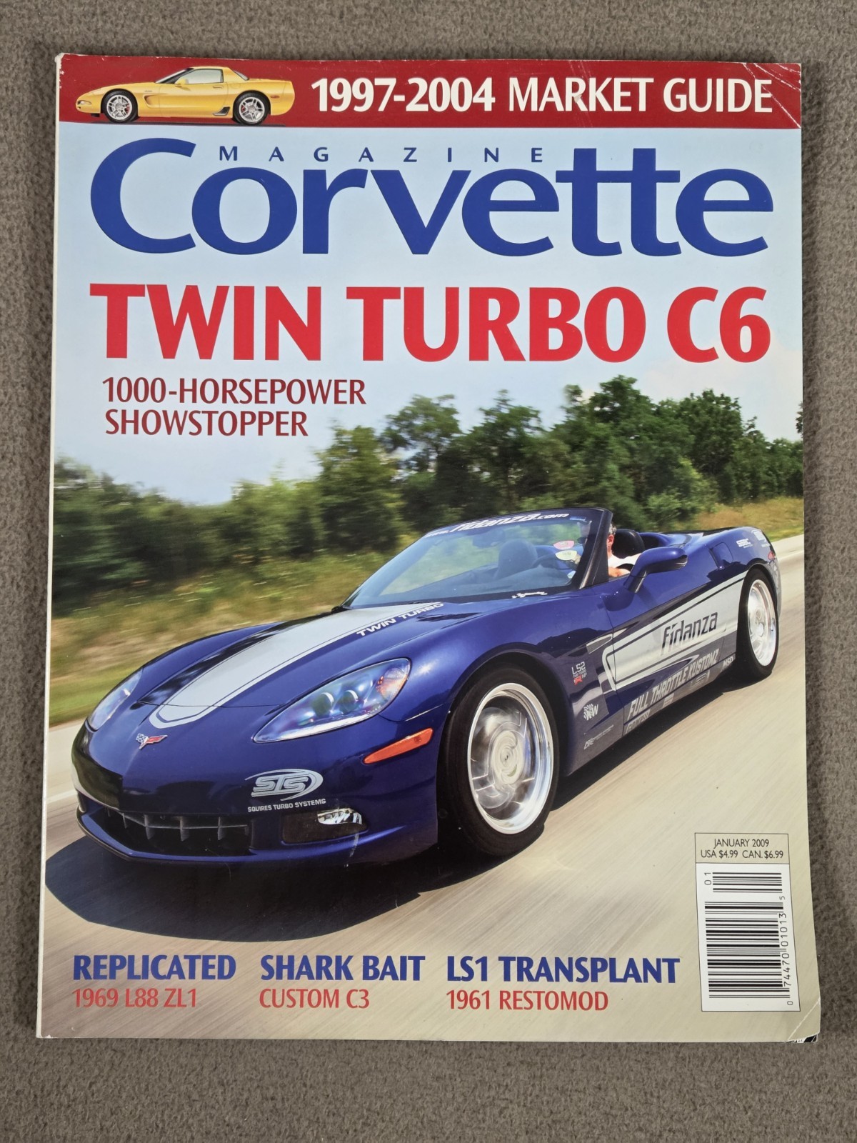 Lot of 5 Corvette Magazine 2008 through 2009
