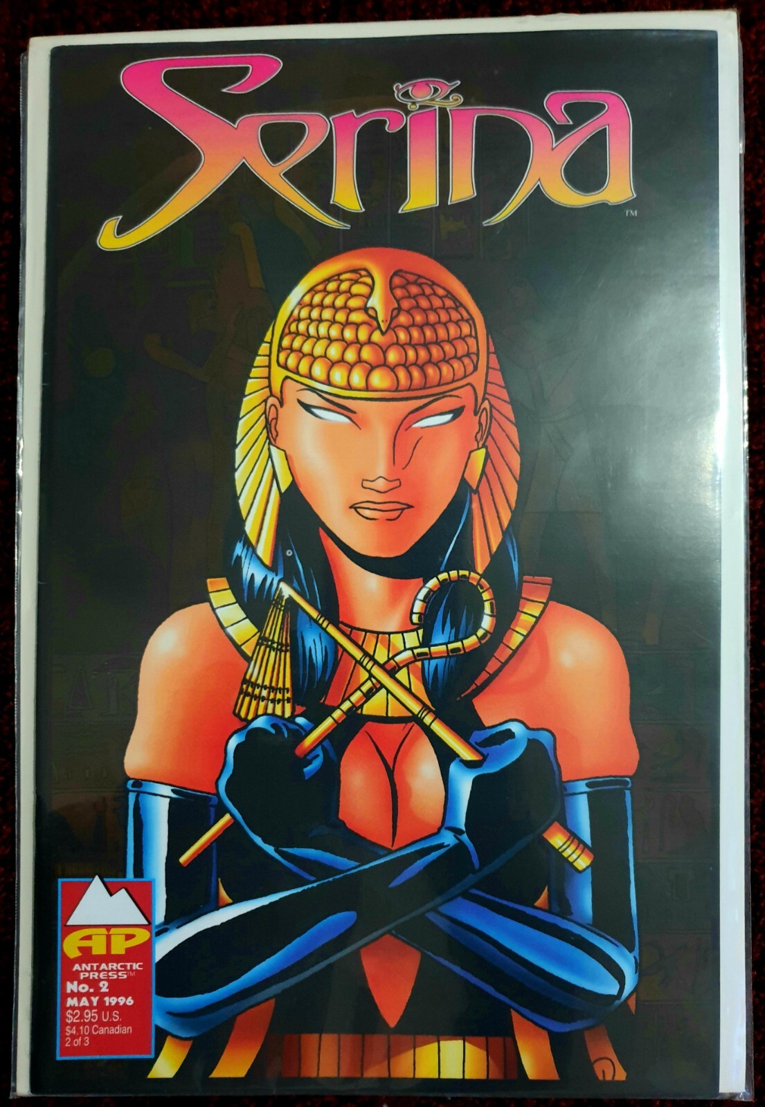 SERINA #2 (OF 3) *Egyptian Super-heroine* MAY 1996 Antarctic Press Comic