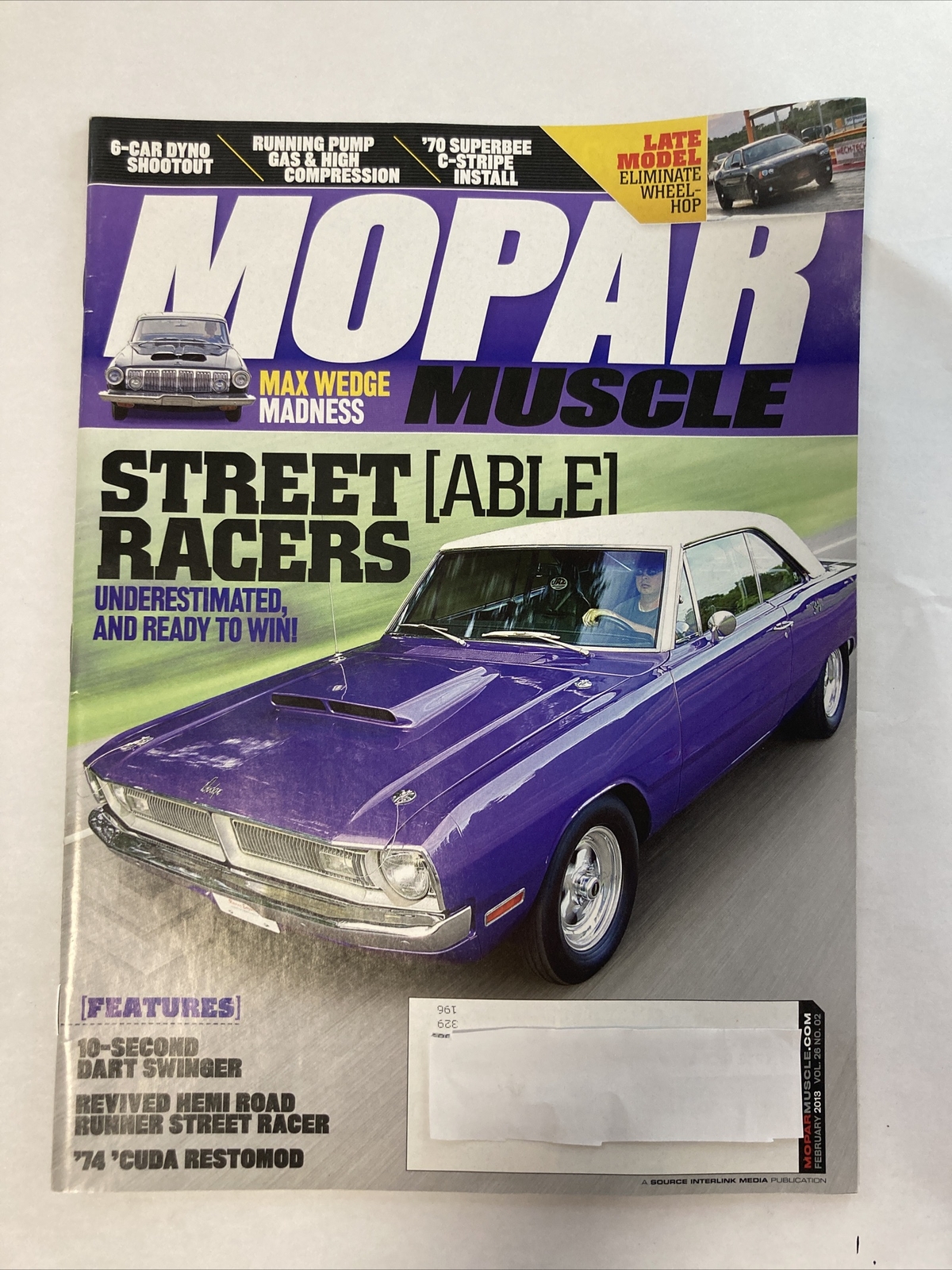 Mopar Muscle Magazine February 2013 Back issue