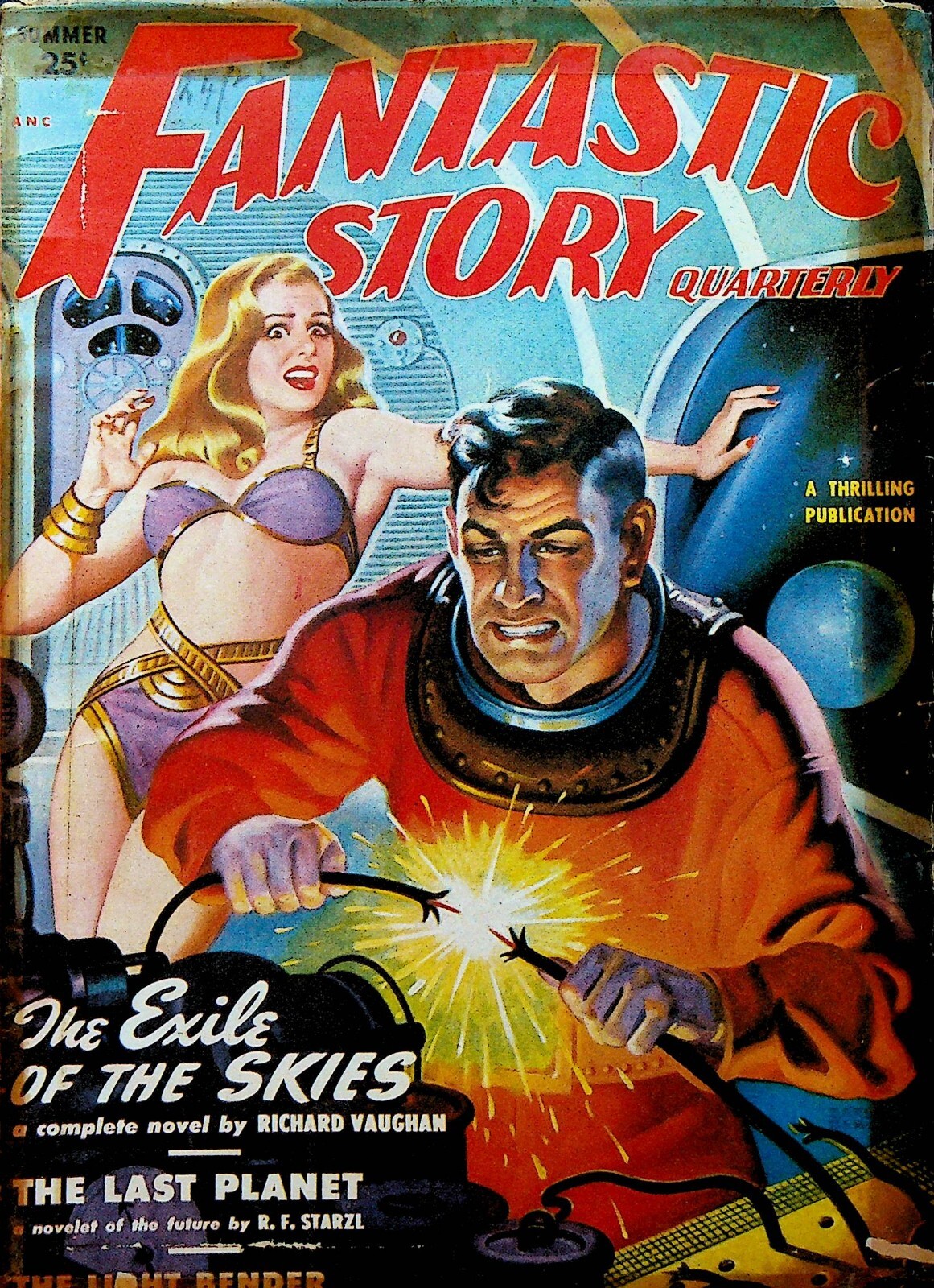 Fantastic Story Pulp Summer 1950 Jack Williamson Jack Blish Richard Vaughan
