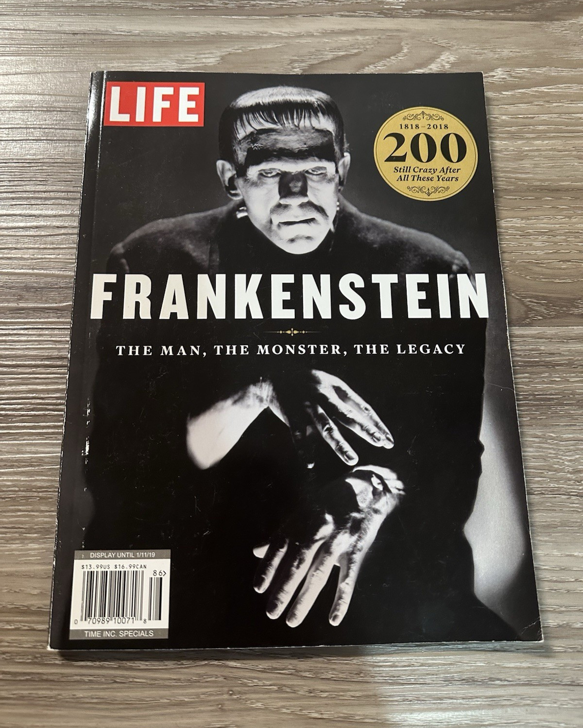 LIFE Magazine Frankenstein Special Issue Oct 2018 Mary Shelley Time Inc.