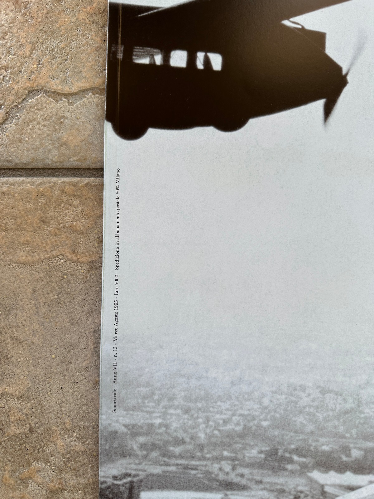 Emporio Armani Large Magazine No. 13 Cityscape Italian Fashion Italy
