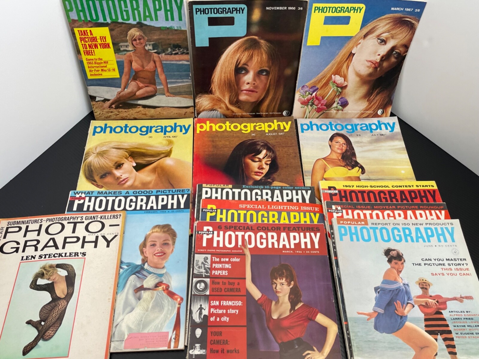 Vintage Photography Magazines 1950s-60s Girls Models Bikinis – You Choose