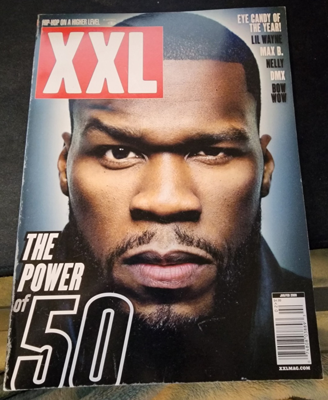 XXL Magazine Hip Hop January February 2009 The Power of 50 Cent DMX Lil Wayne