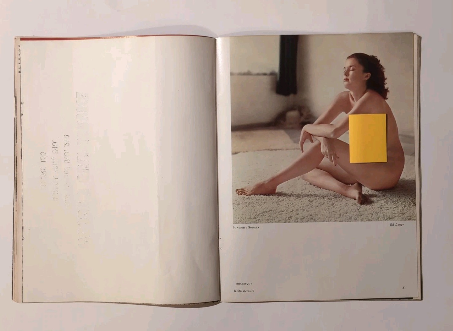 Playboy Magazine January 1954. Bonus centerfold! 8 extra pages of photos! Unique