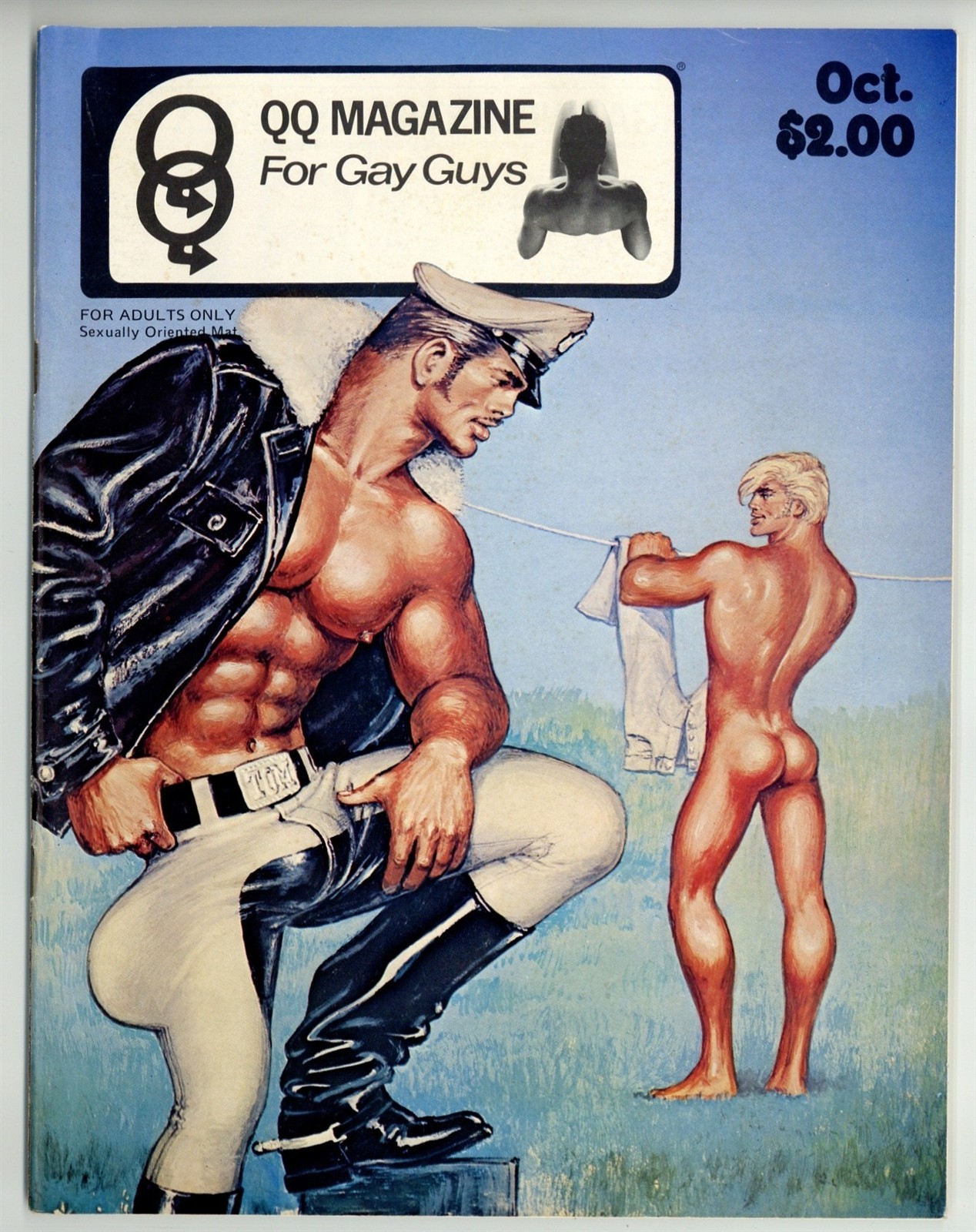 QQ Magazine 1972 Steve Reeves, George DeSantis 56pgs Vintage Gay Magazine M39857
