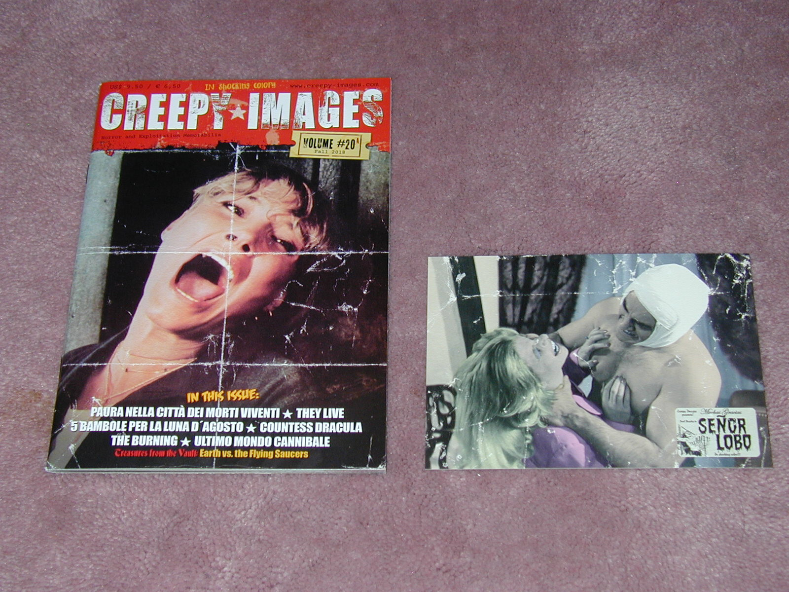 CREEPY IMAGES magazine # 20 – FREE SHIPPING USA includes bonus postcard