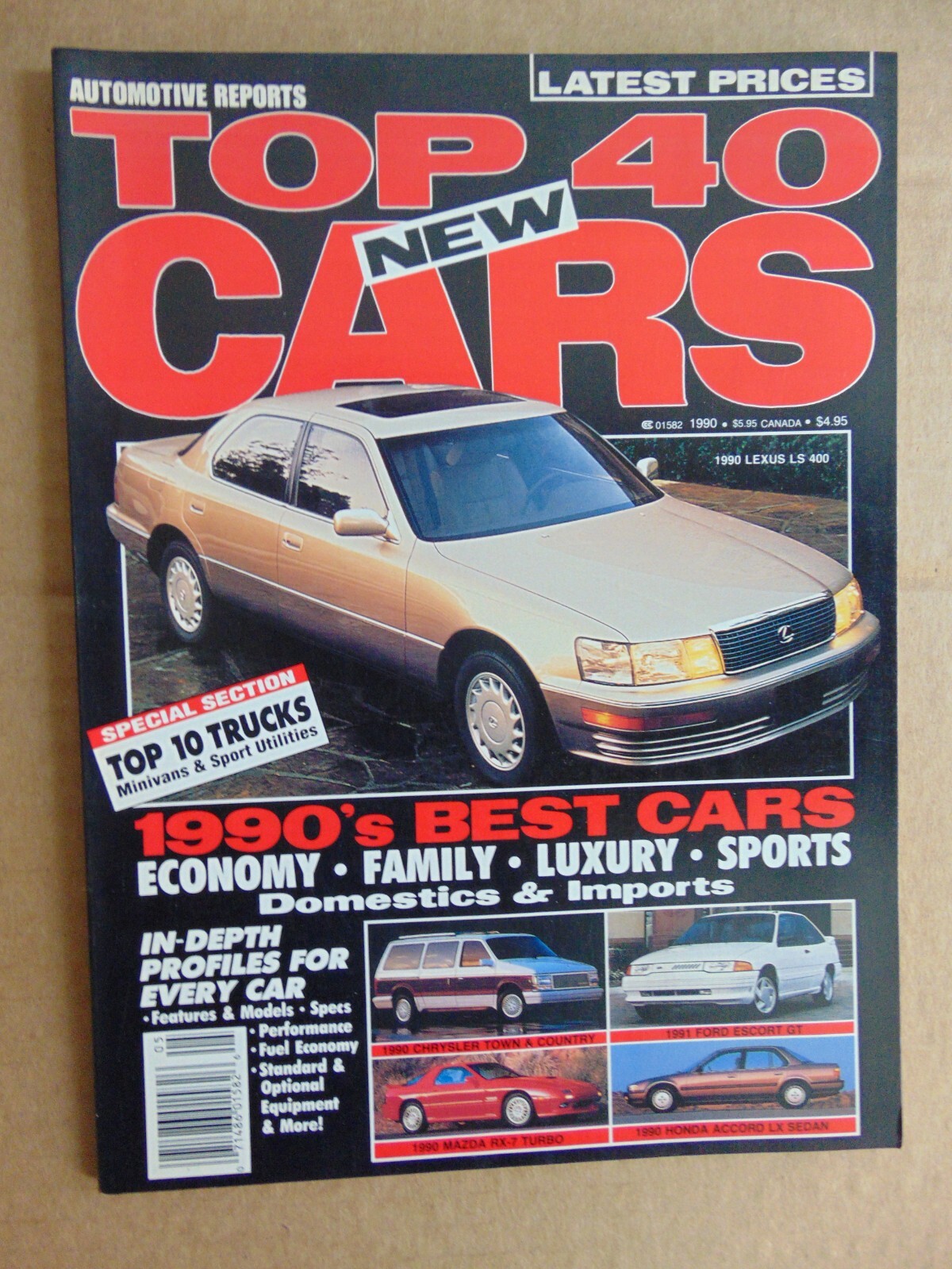 TOP 40 NEW CARS Automotive Reports Magazine 1990