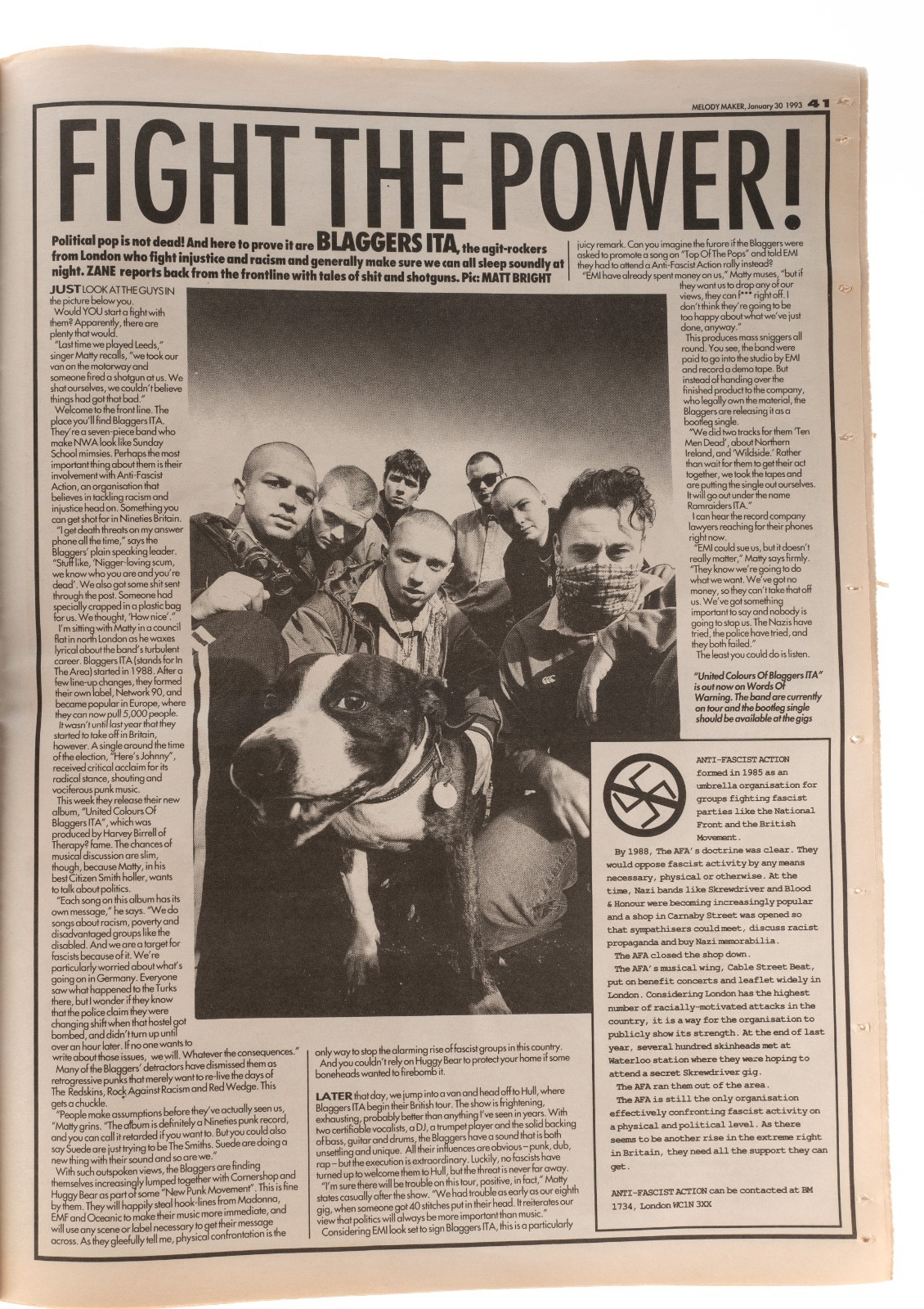 Melody Maker Jan 30 1993 Music News Charts w/ Free Tape Suede Belly Kurt Cobain