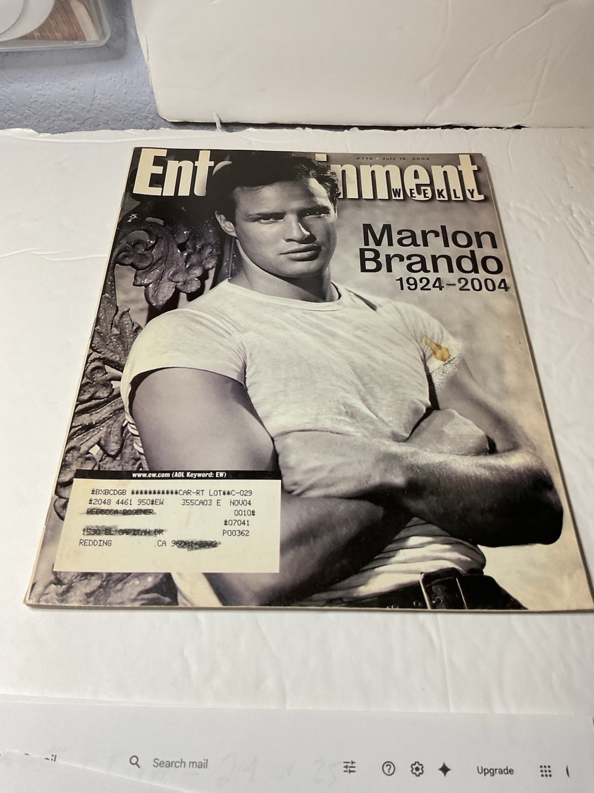 Marlon Brando Tribute Entertainment Weekly July 16, 2004