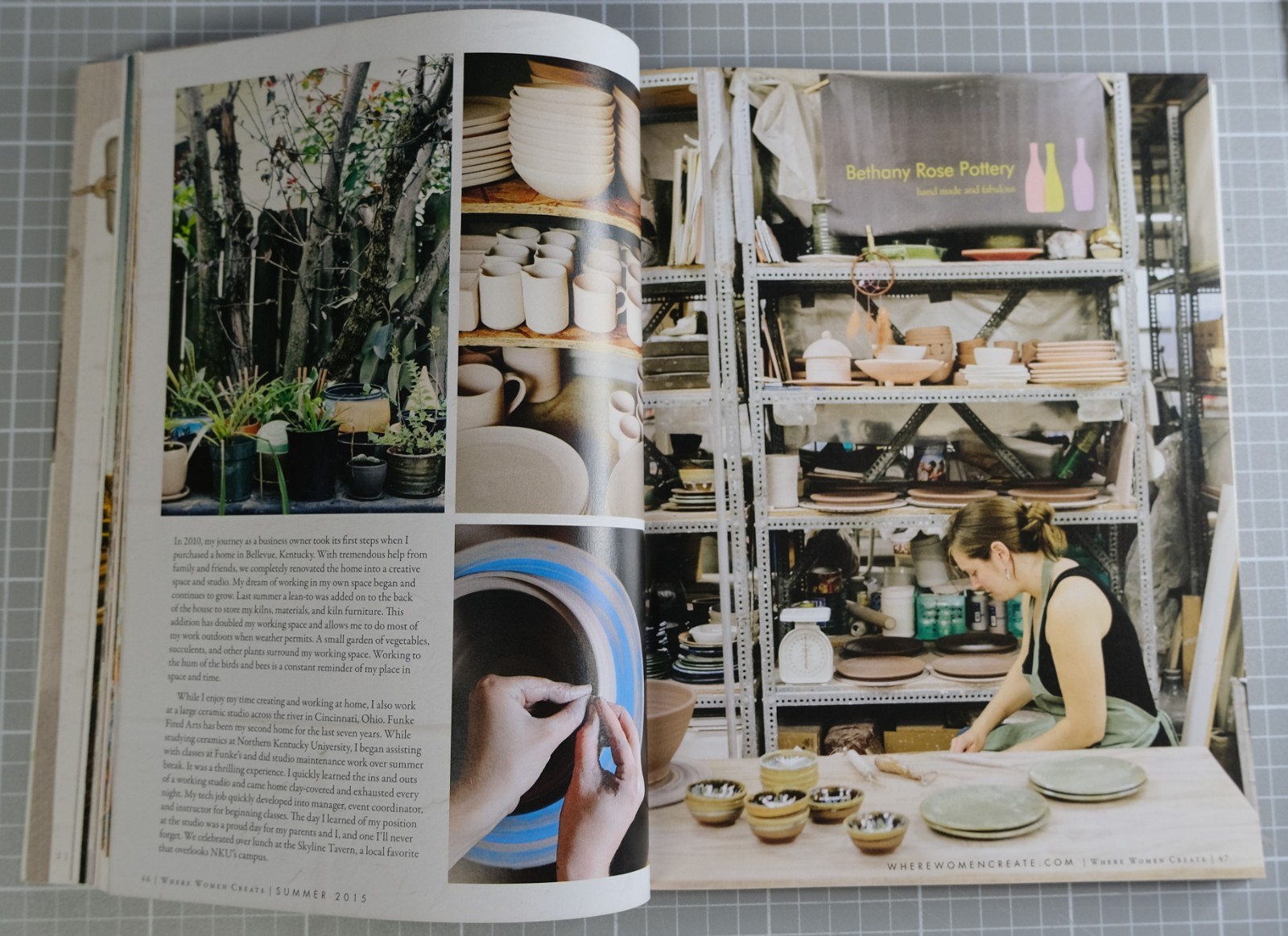 WHERE WOMEN CREATE MAGAZINE VOL. 7 N. 3 INSPIRING WORK SPACES 2015 FREE SHIPPING