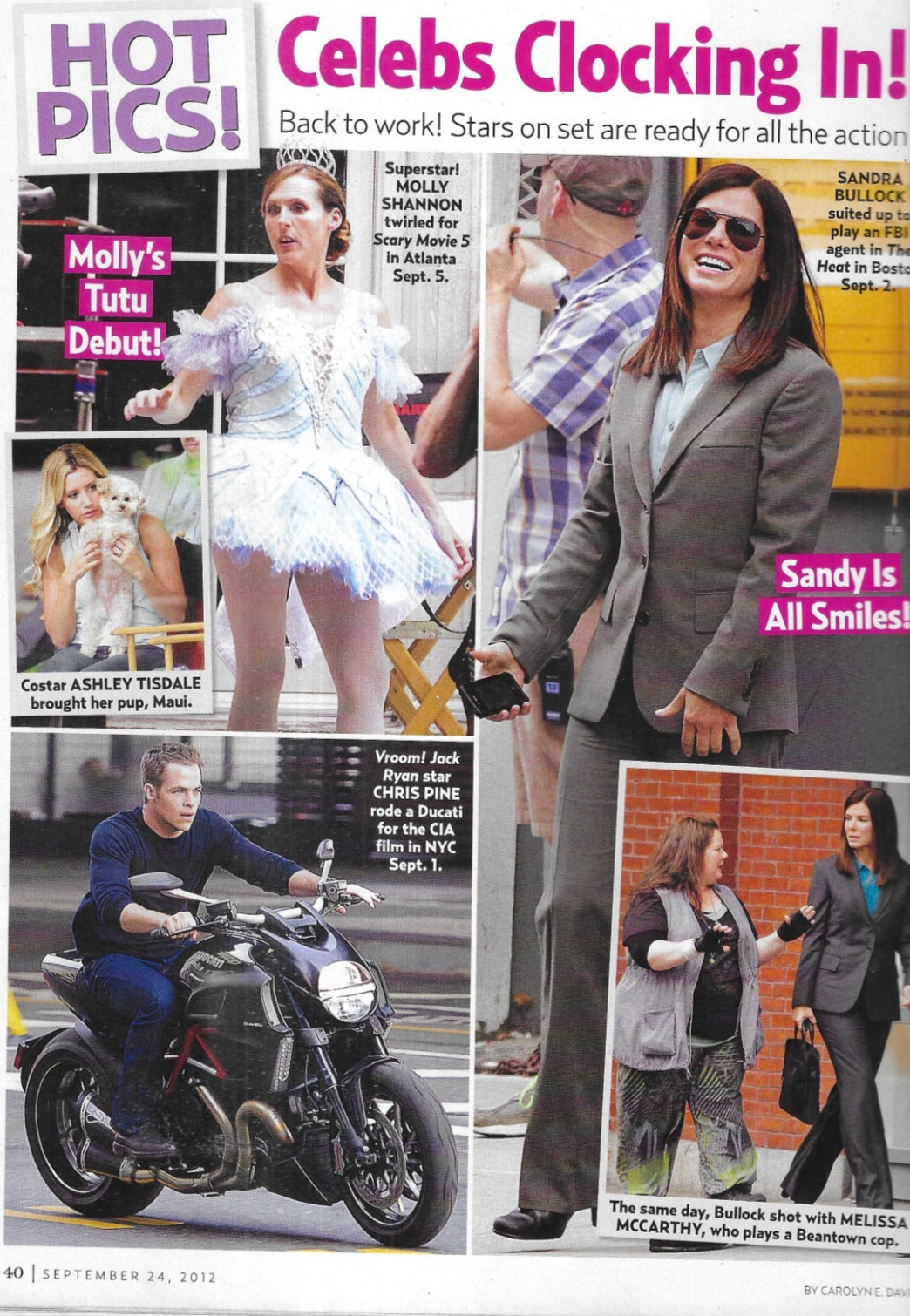 Us Weekly Magazine Ryan Reynolds Blake Lively Katie Holmes Daniela Ruah 2012