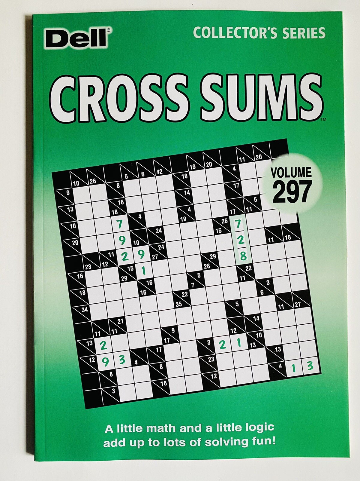 Lot of 2 Cross Sums Kakuro Puzzles Dell Penny Press Math Logic problems adults