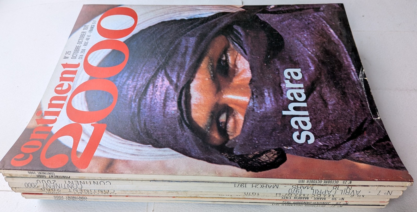 10x Continent 2000 magazine revue Africa 1970-2 English/French Groupe Mali Zaire
