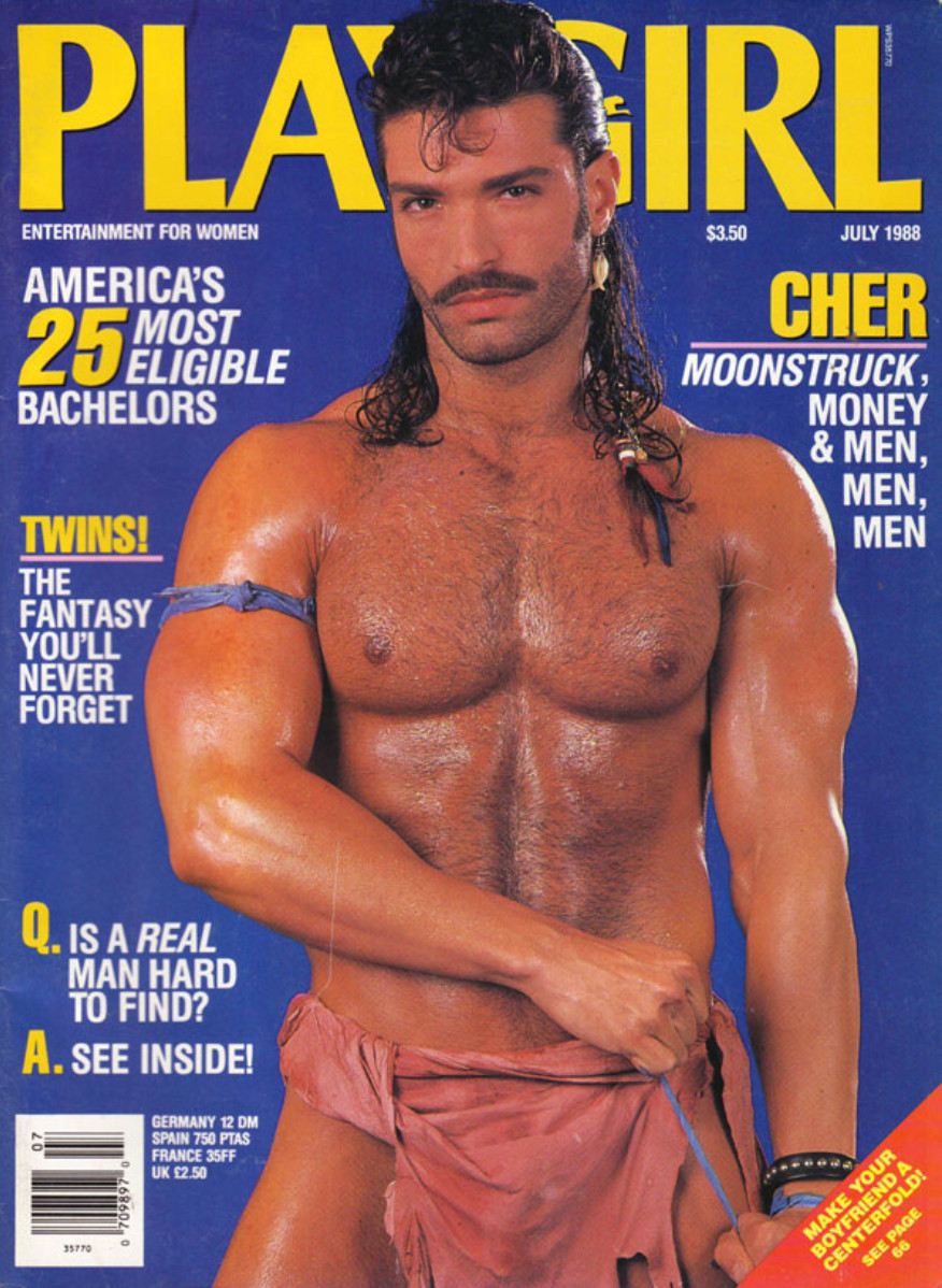 PLAYGIRL July 1988 CHER Andrew Stevens BRIAN MOSS Eric Howard centerfold