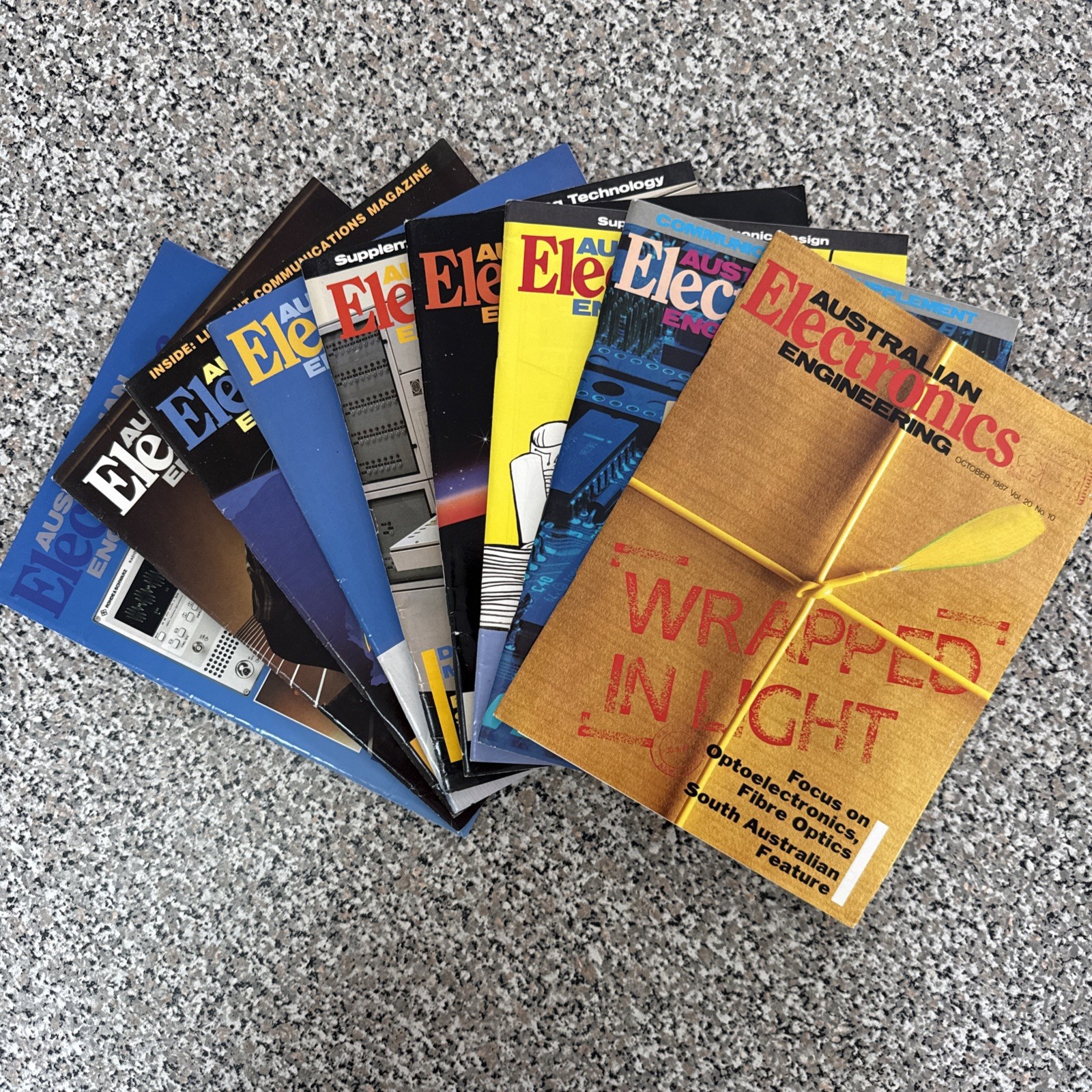 Australian Electronics Engineering 1987 Magazine Bundle – 9 x Monthly Issues