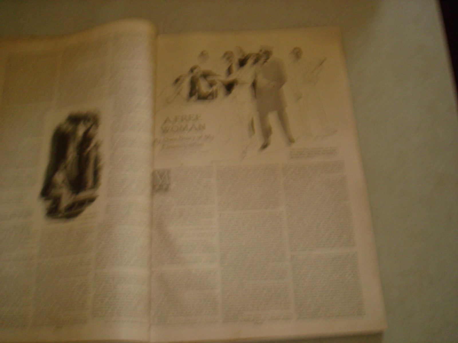 Ladies’ Home Journal October 1914 vintage magazine w/ Alice in Wonderland cutout
