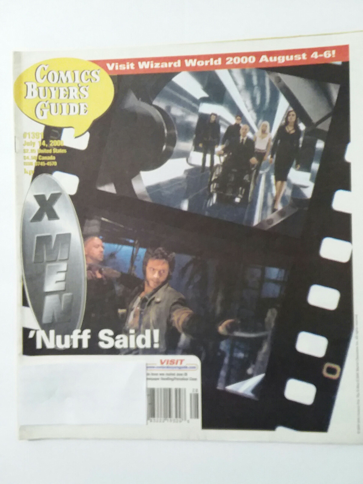 COMICS BUYER’S GUIDE #1391 – July 14, 2000 – X-Men Movie – VERY GOOD!