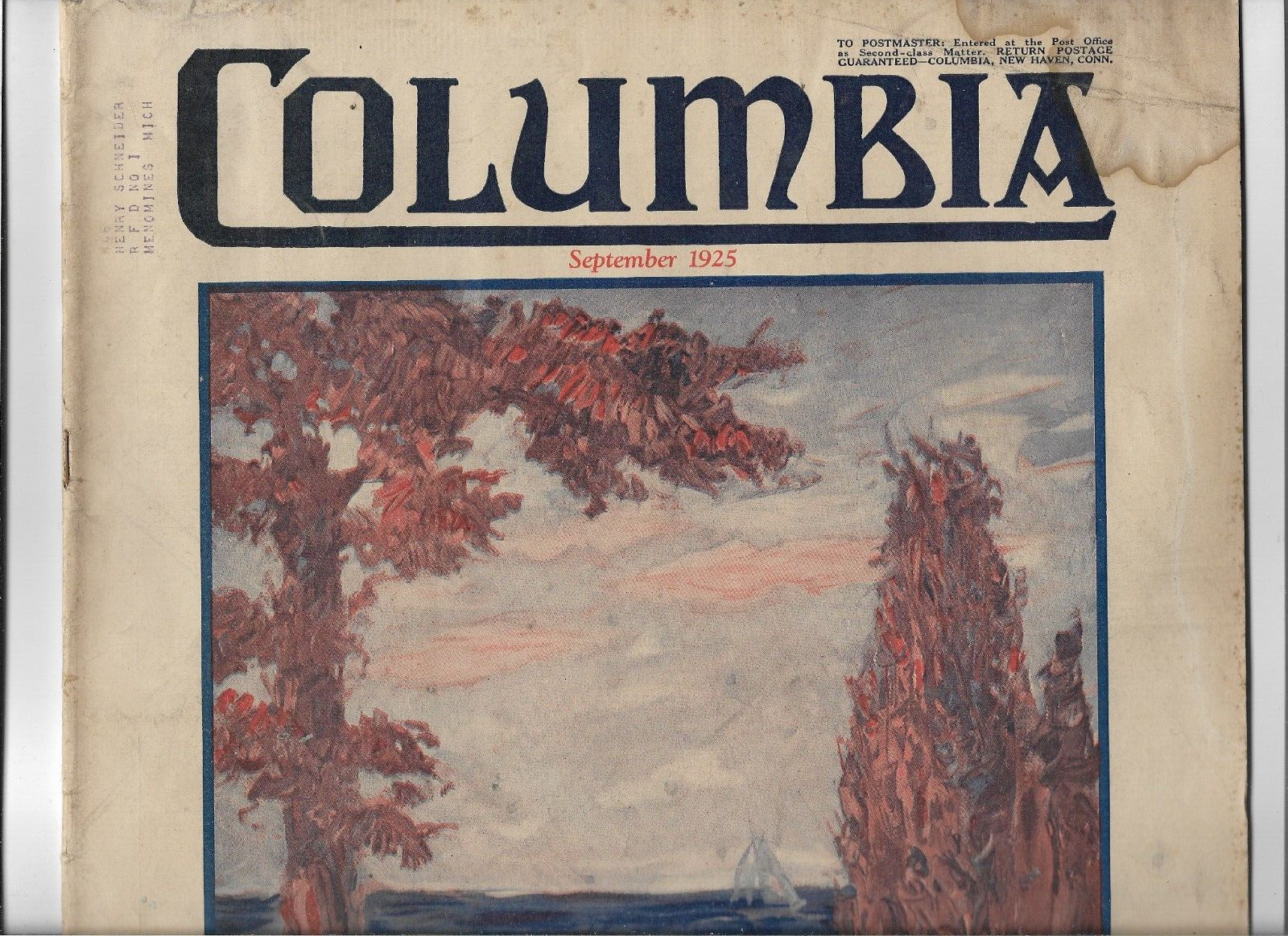 Columbia Sept 1925 WHAT IS THIS EVOLUTION? FOOD FACTS FALLACIES beautiful ads