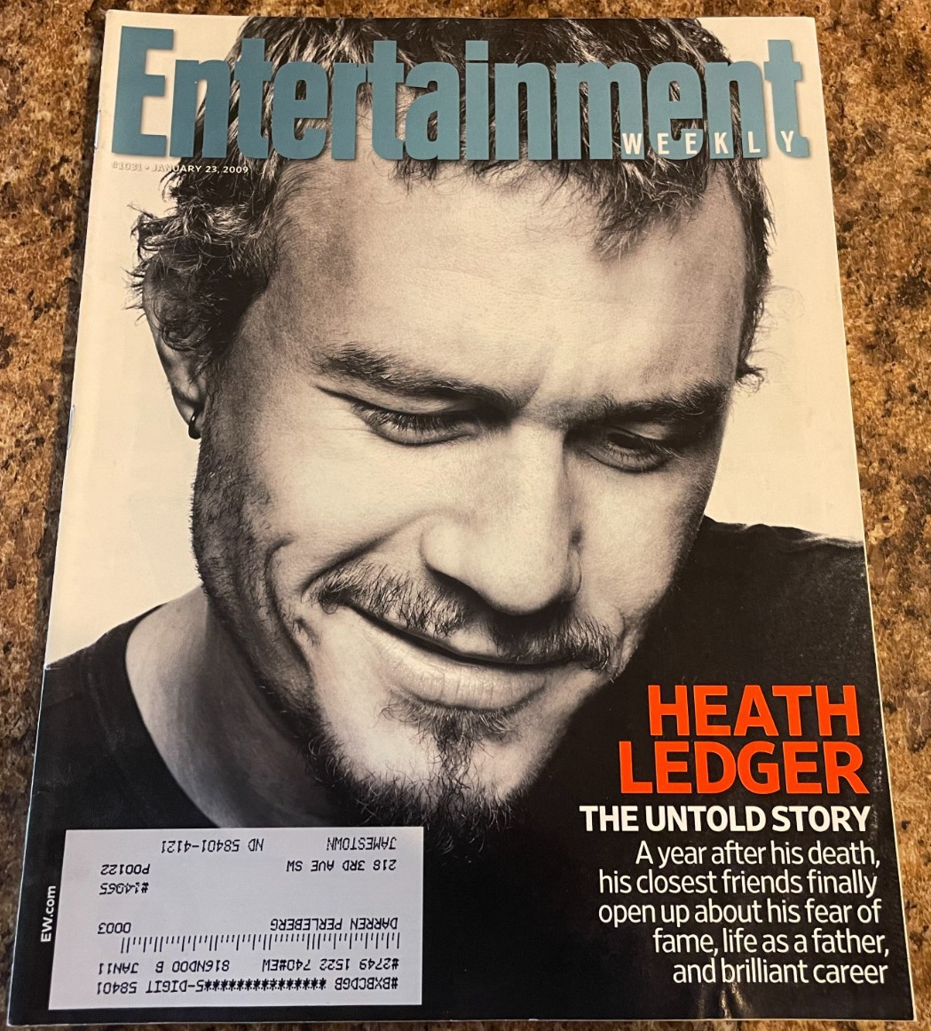 Entertainment Weekly January 23 2009 Heath Ledger Lost Friday Night Lights