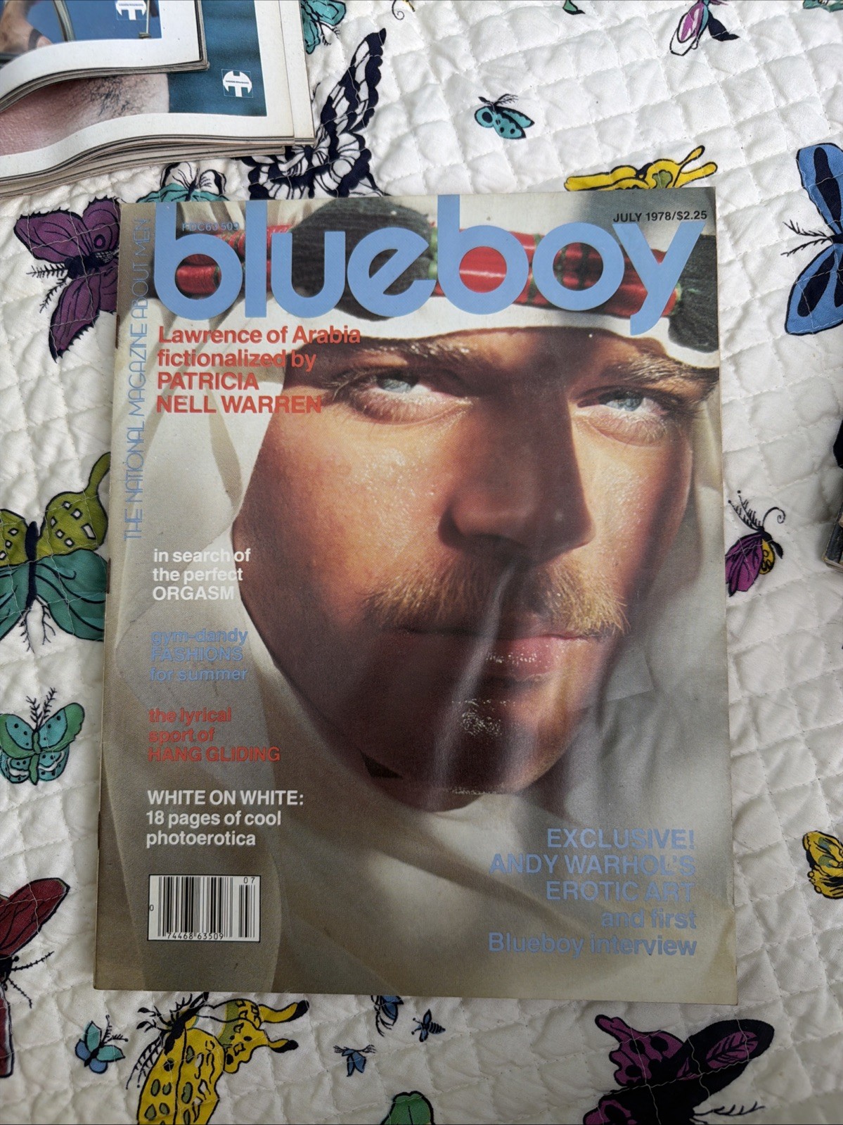 Blue Magazine 7/78 vintage gay interest male pinups