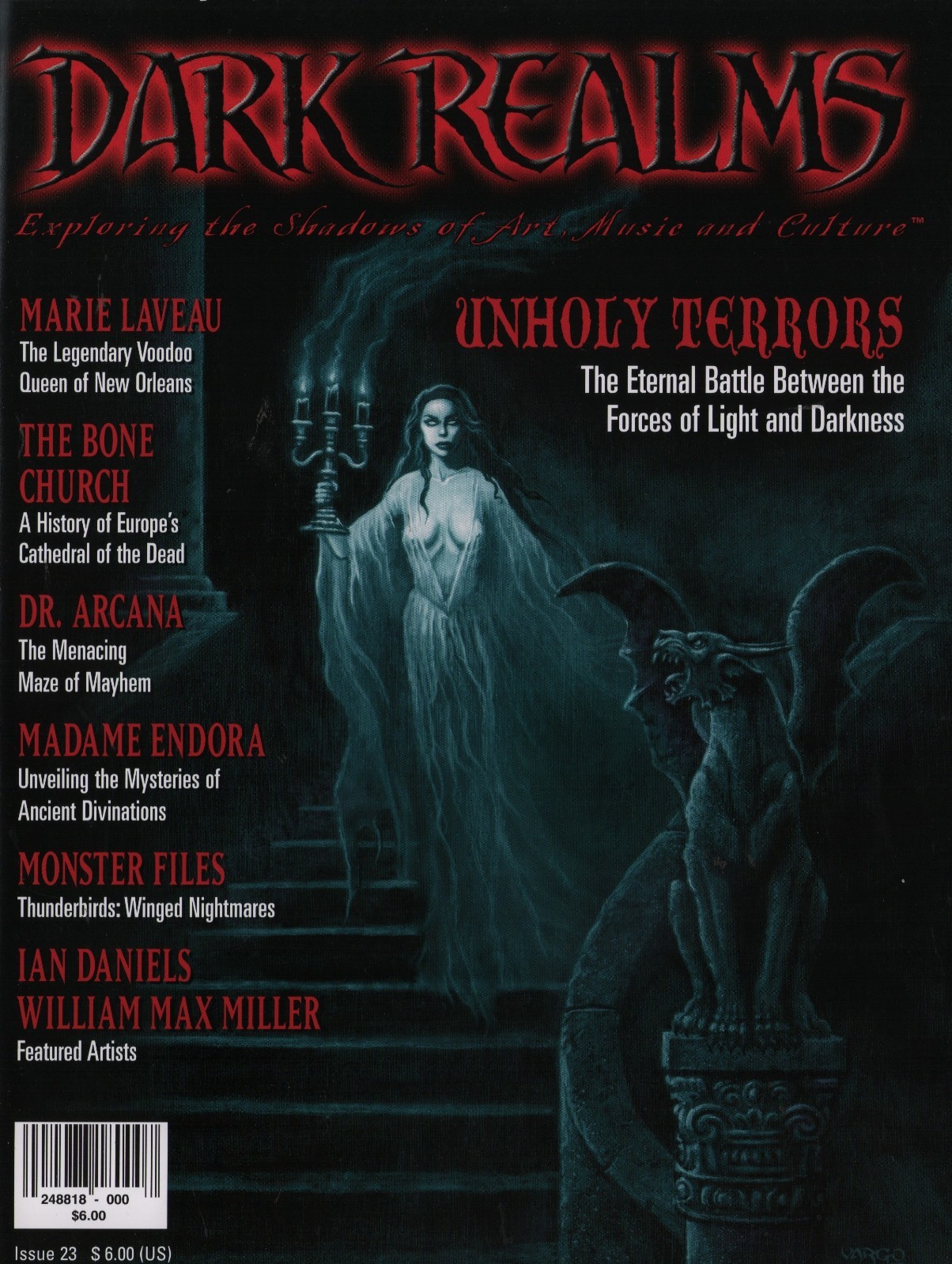 Dark Realns #23 Marie Laveau Voodoo Queen of New Orleans The Bone Church Mint