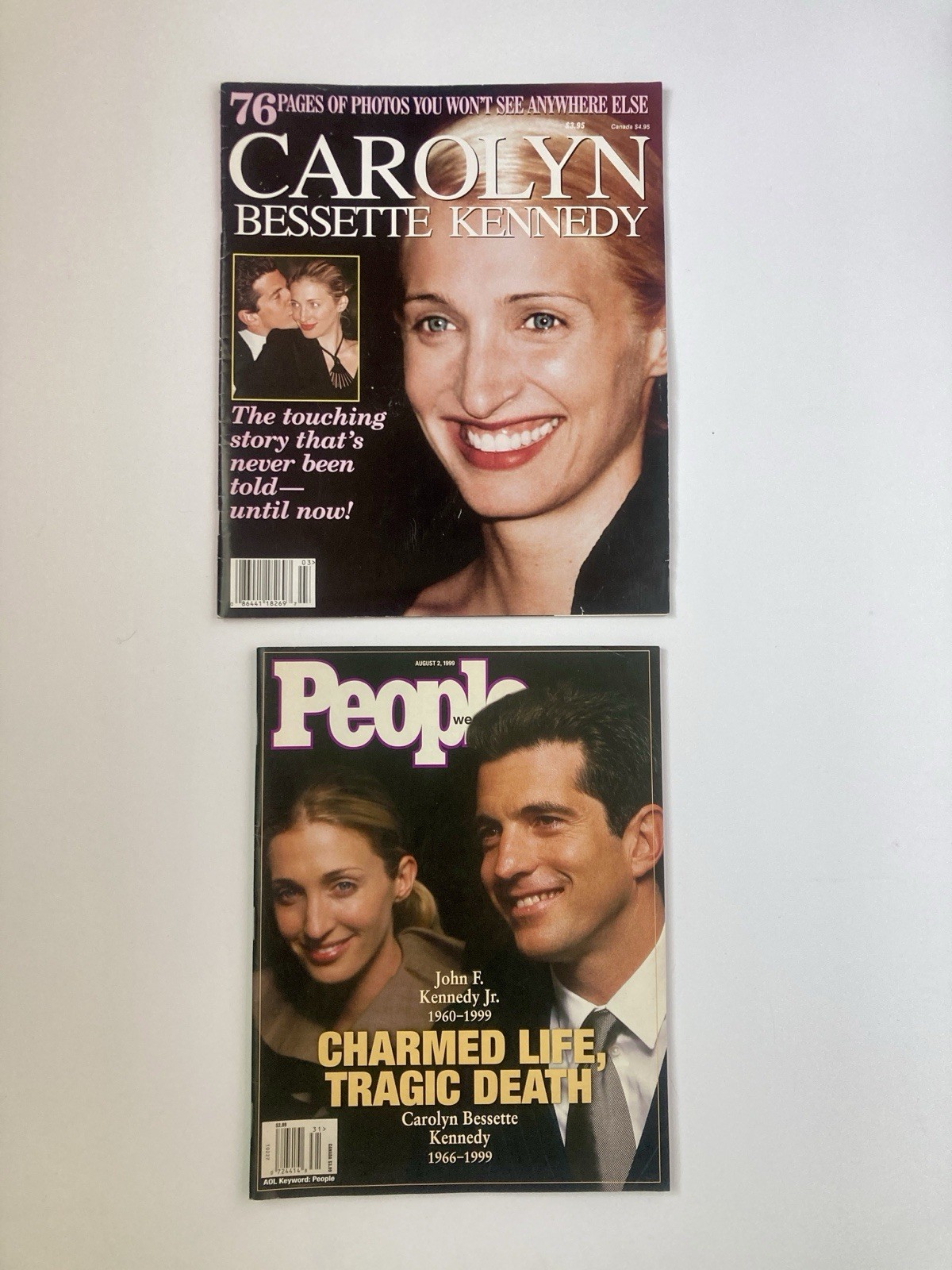 1999 STAR Carolyn & PEOPLE JFK Jr. Carolyn Bessette Kennedy Magazines *FREE S/H*