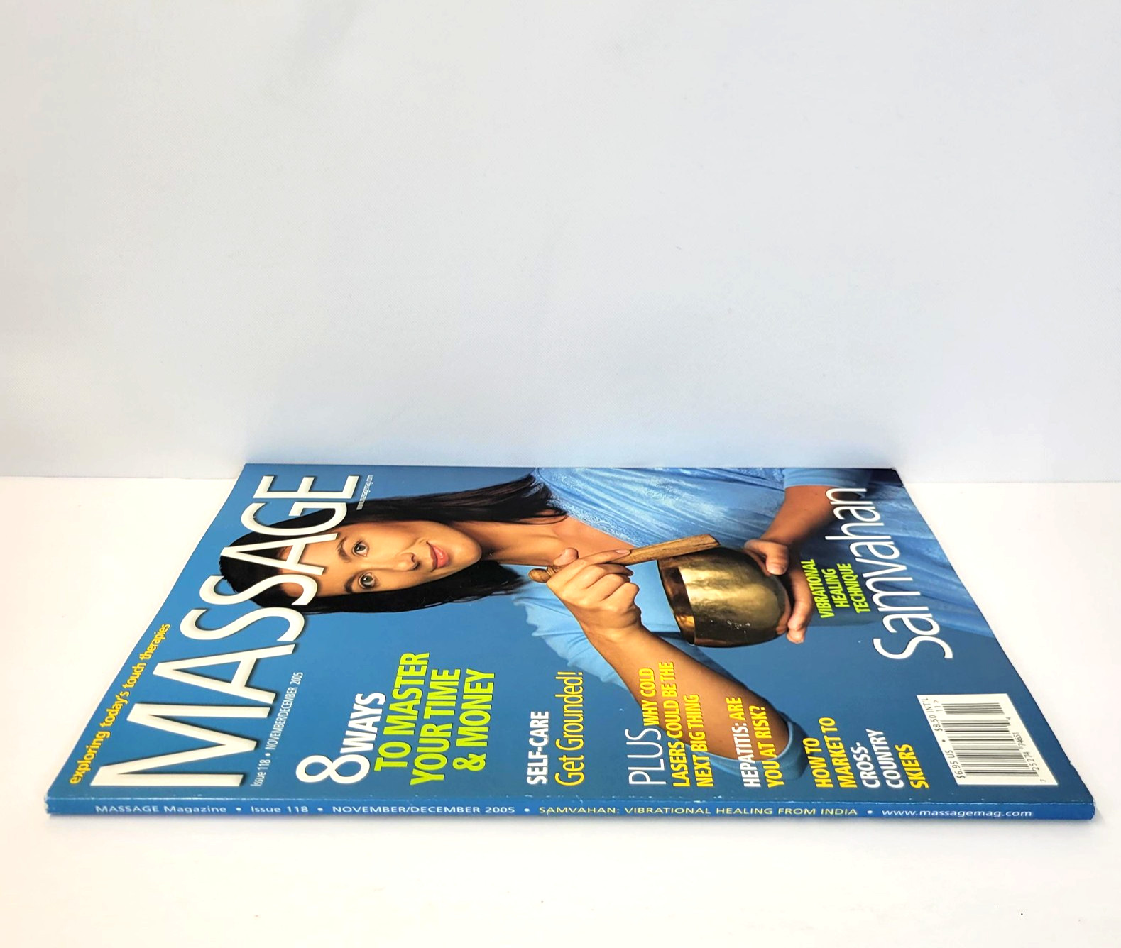 Mensage Magazine Nov/Dec 2005 Issue 118 Samvahan Massage Back Health Wellness