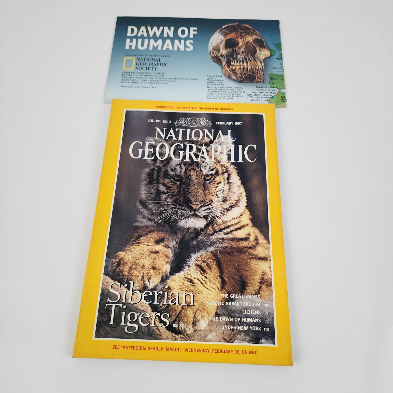 National Geographic Magazine February 1997 With Insert