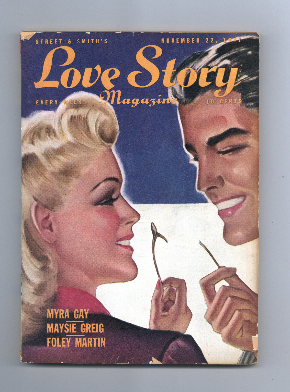 Love Story Magazine Pulp 1st Series Nov 1941 Vol. 172 #5 VG+ 4.5