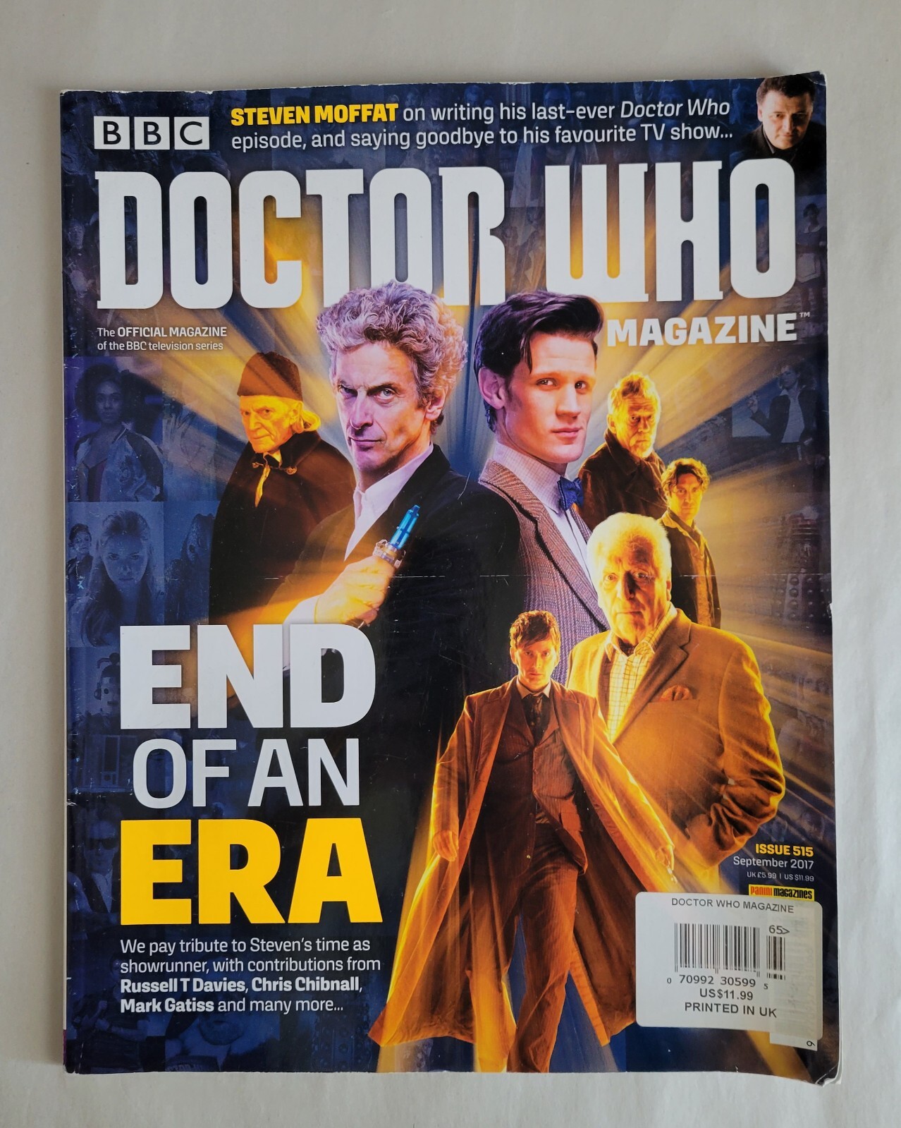 BBC Doctor Who Magazine End of an Era issue Issue 515 September 2017
