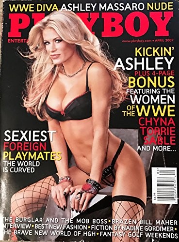Playboy Magazine, April 2007 (WWE Diva Ashley Massaro on the Cover)