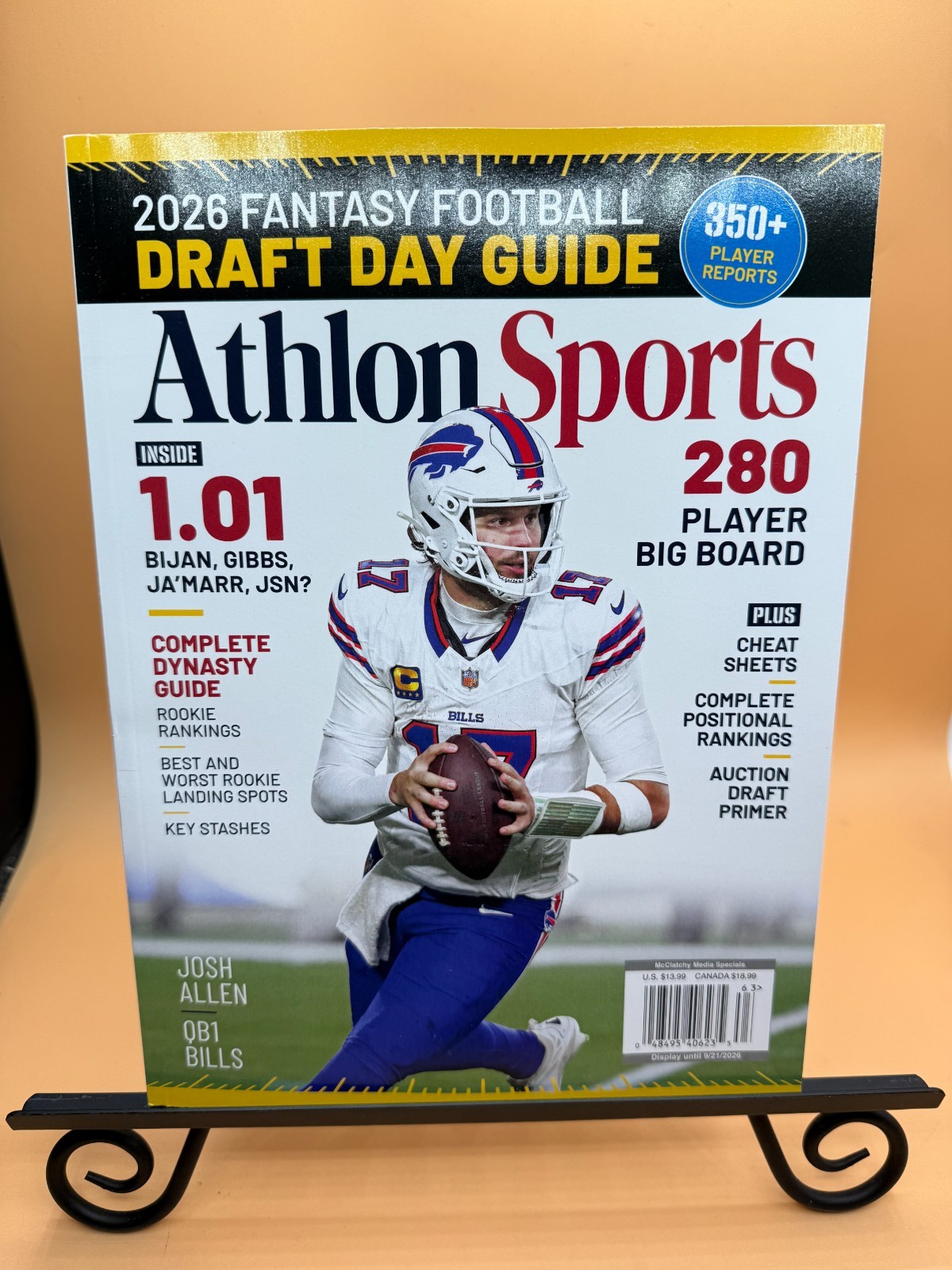 2026 Athlon Sports Fantasy Football Draft Day Guide