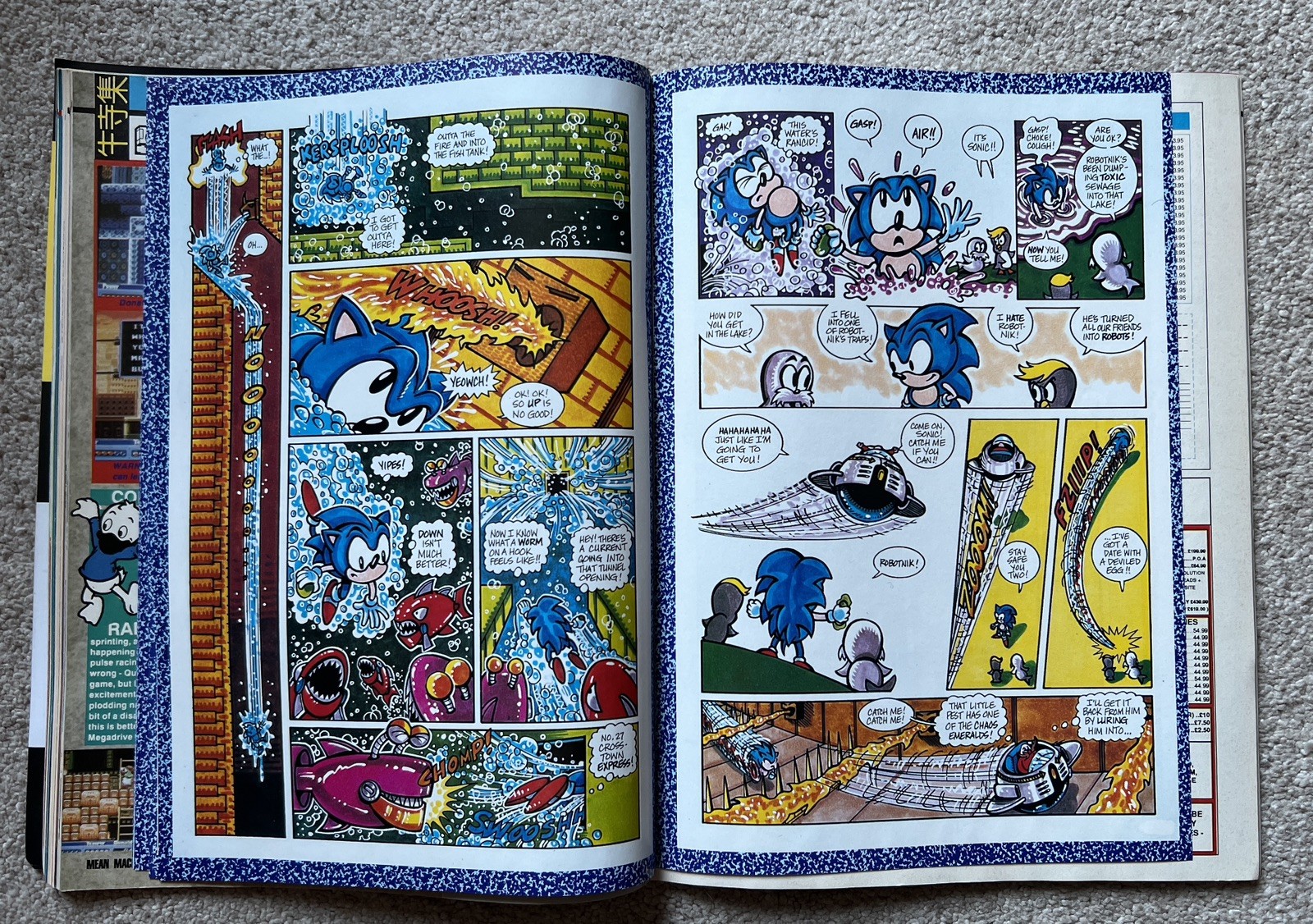 Mean Machines #16 – Jan 1992 – With Sonic the Hedgehog Comic – SEGA