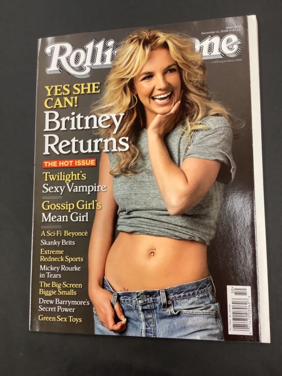 BRITNEY SPEARS ROLLING STONE MAGAZINE NEWSTAND NL NO LABEL BRAND NEW