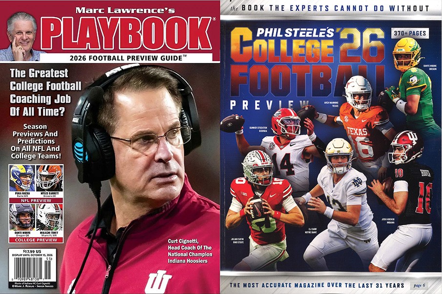 2026 Phil Steeles College Football & Marc Lawrence Play Book Bundle