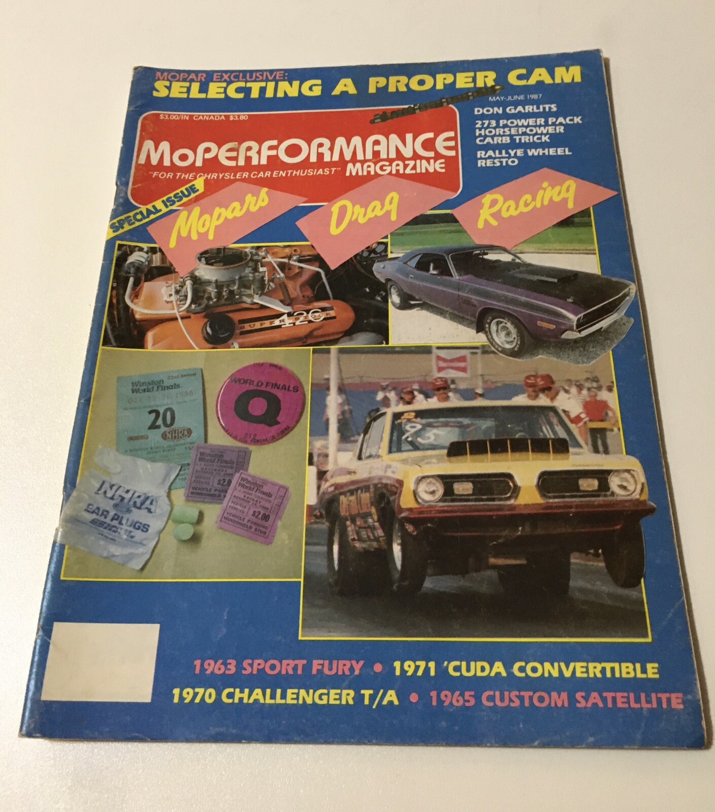 MoPerformance Magazine May June 1987 Back Issue Mopar Vintage Muscle Cars