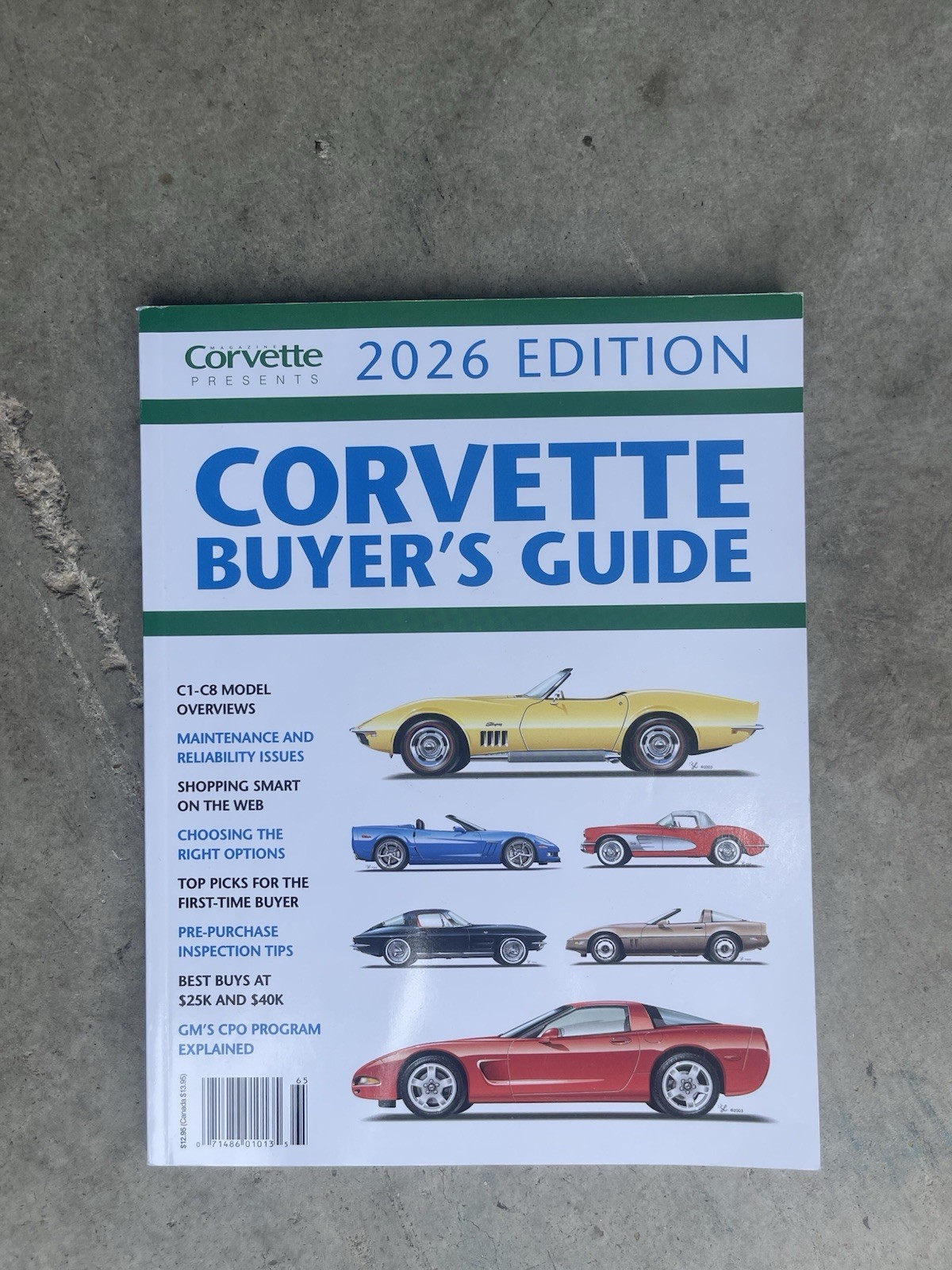 Corvette Buyer’S Guide Magazine Issue 65 Free Shipping