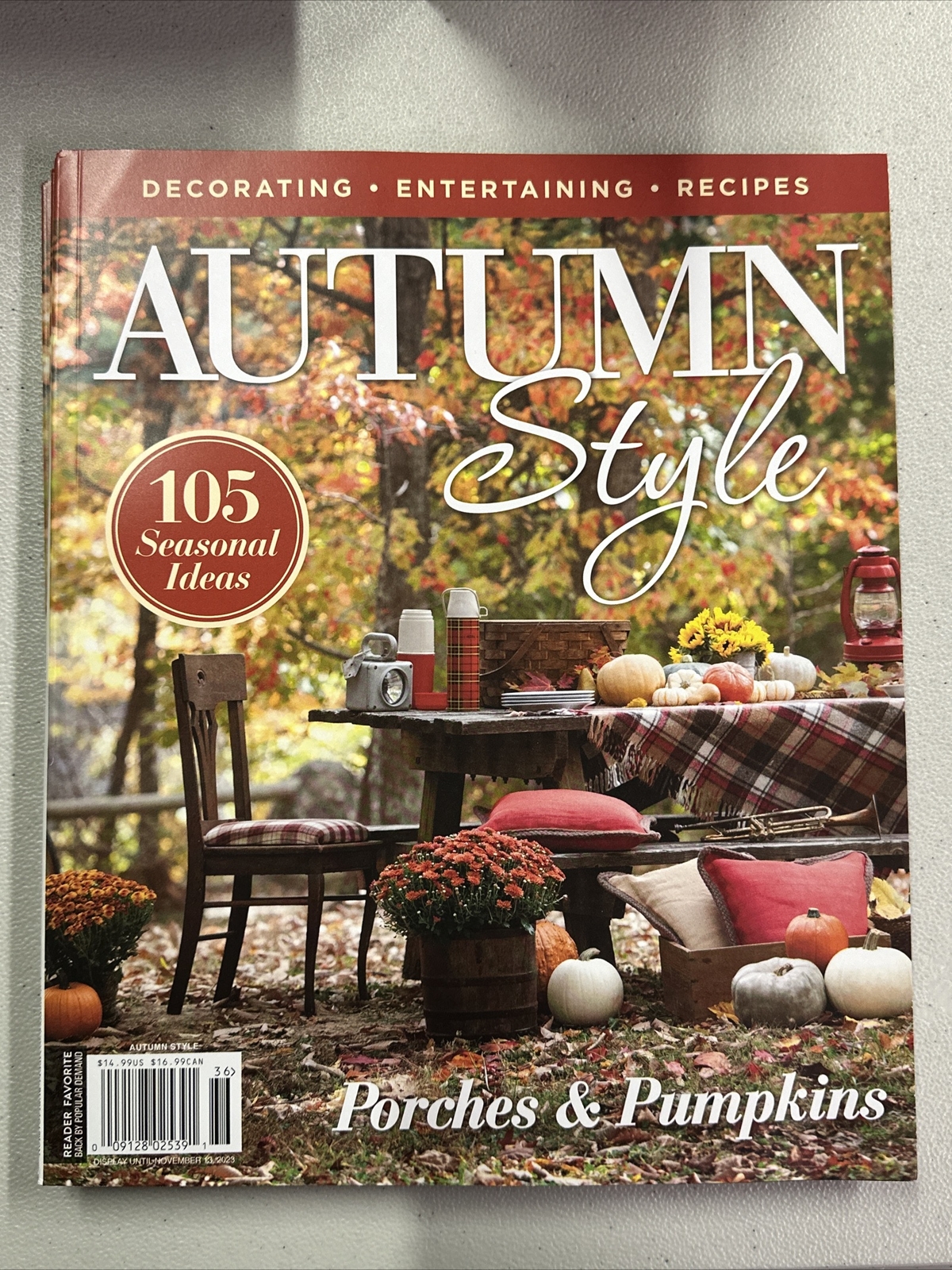 AUTUMN STYLE Magazine 2023 Autumn Style 105 Seasonal Ideas Porches Pumpkins