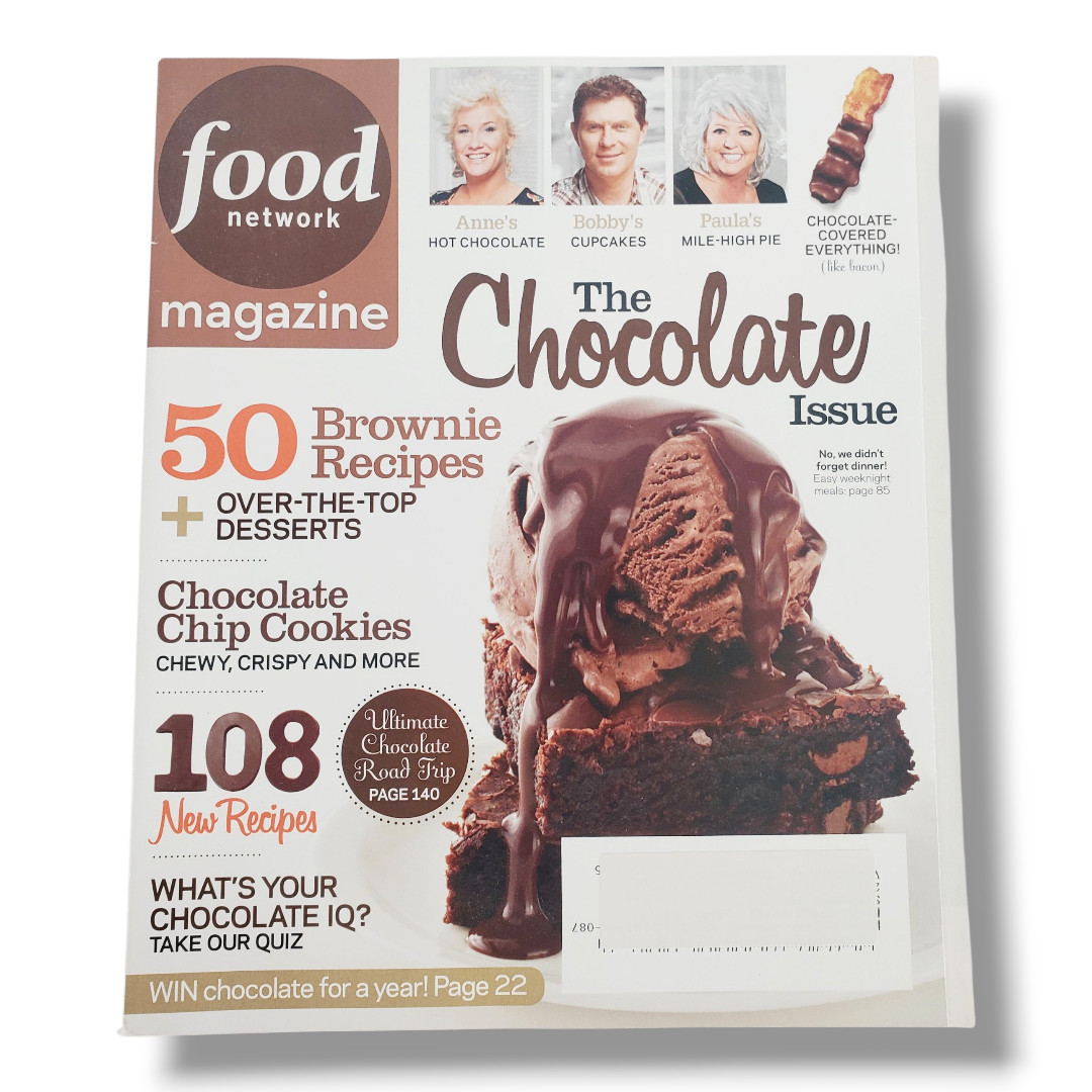 Food Network Magazine The Chocolate Issue 108 Recipes Oct 2015 Scripps